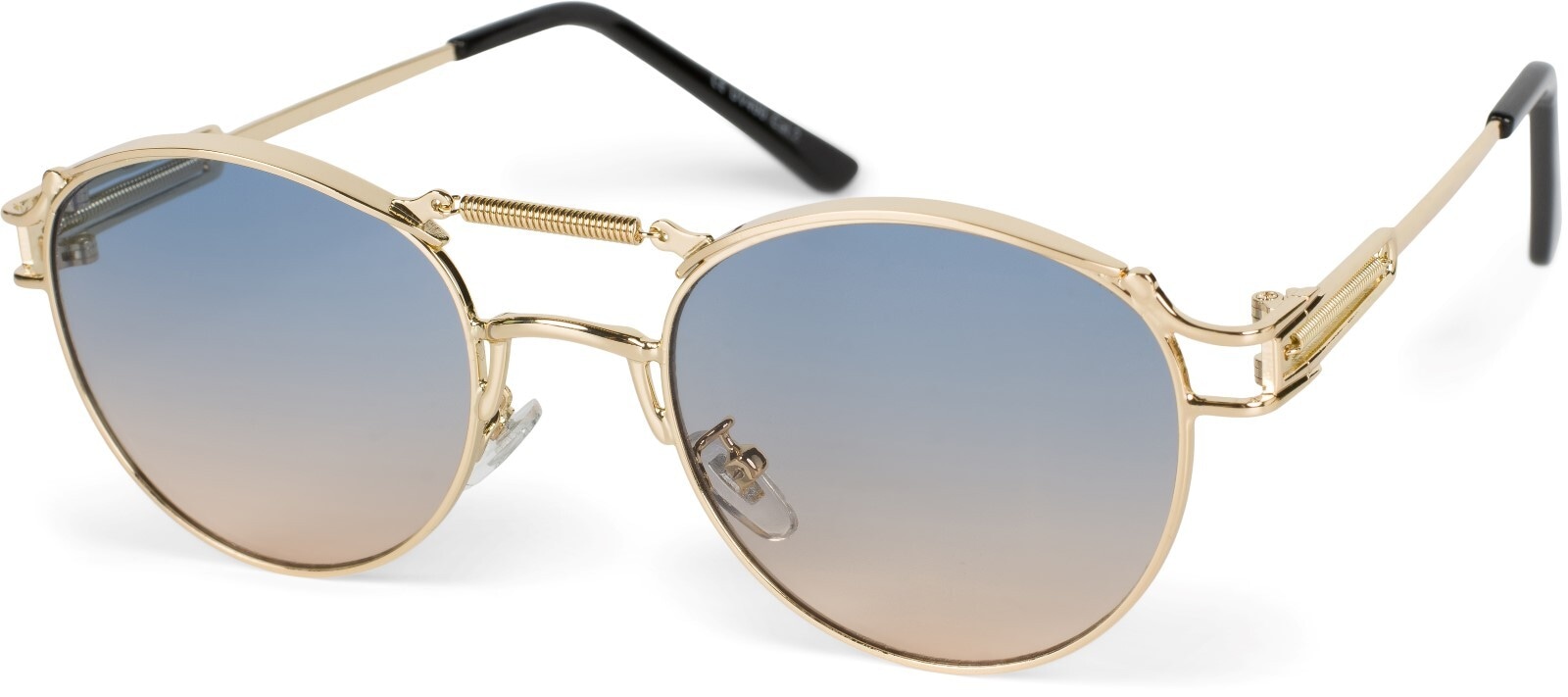 styleBREAKER Sonnenbrille »Panto Sonnenbrille mit Federn« 1 Stk.