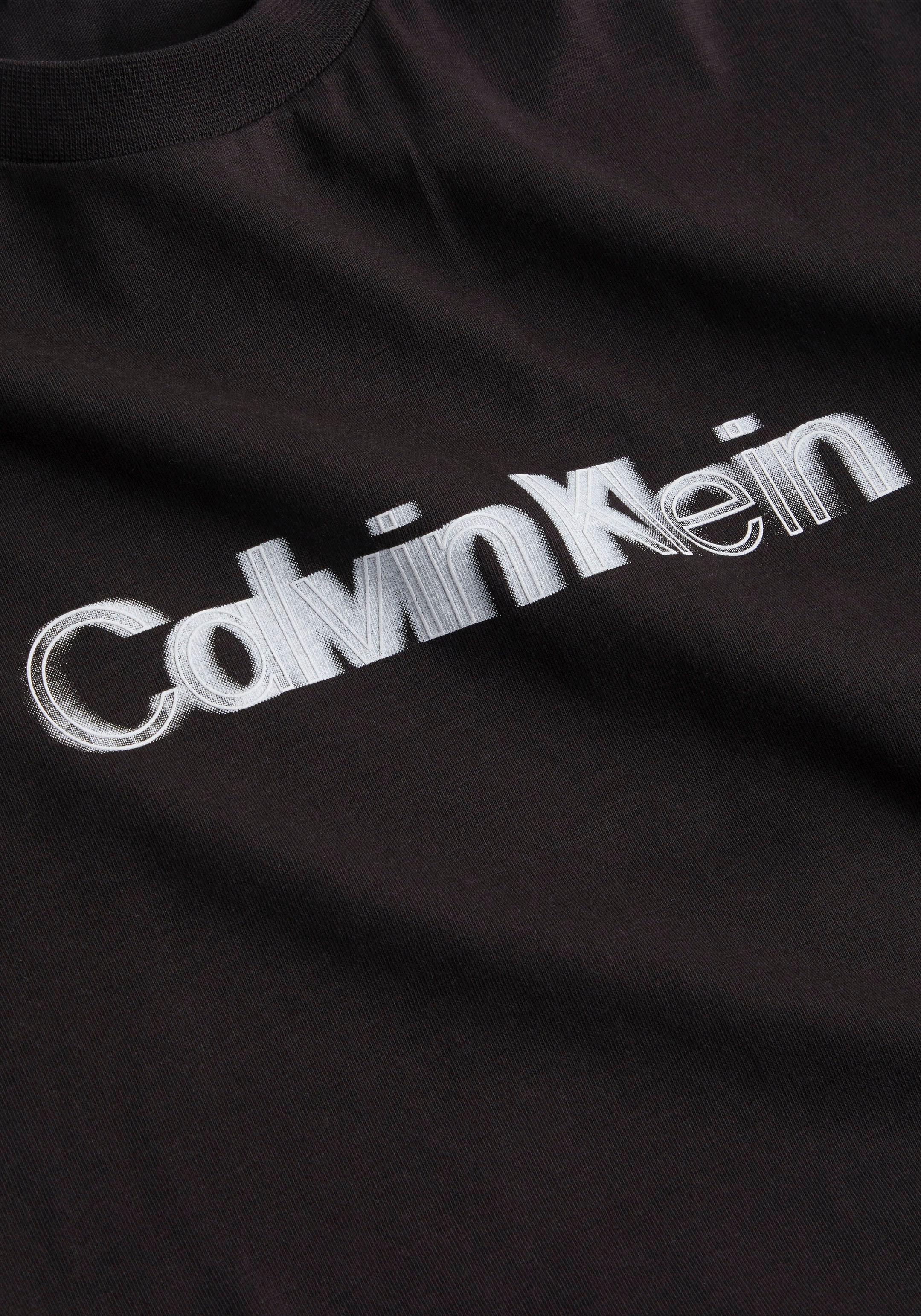 bei mit Logo Calvin Kurzarmshirt, OTTO Calvin Klein Brust shoppen online Klein auf der