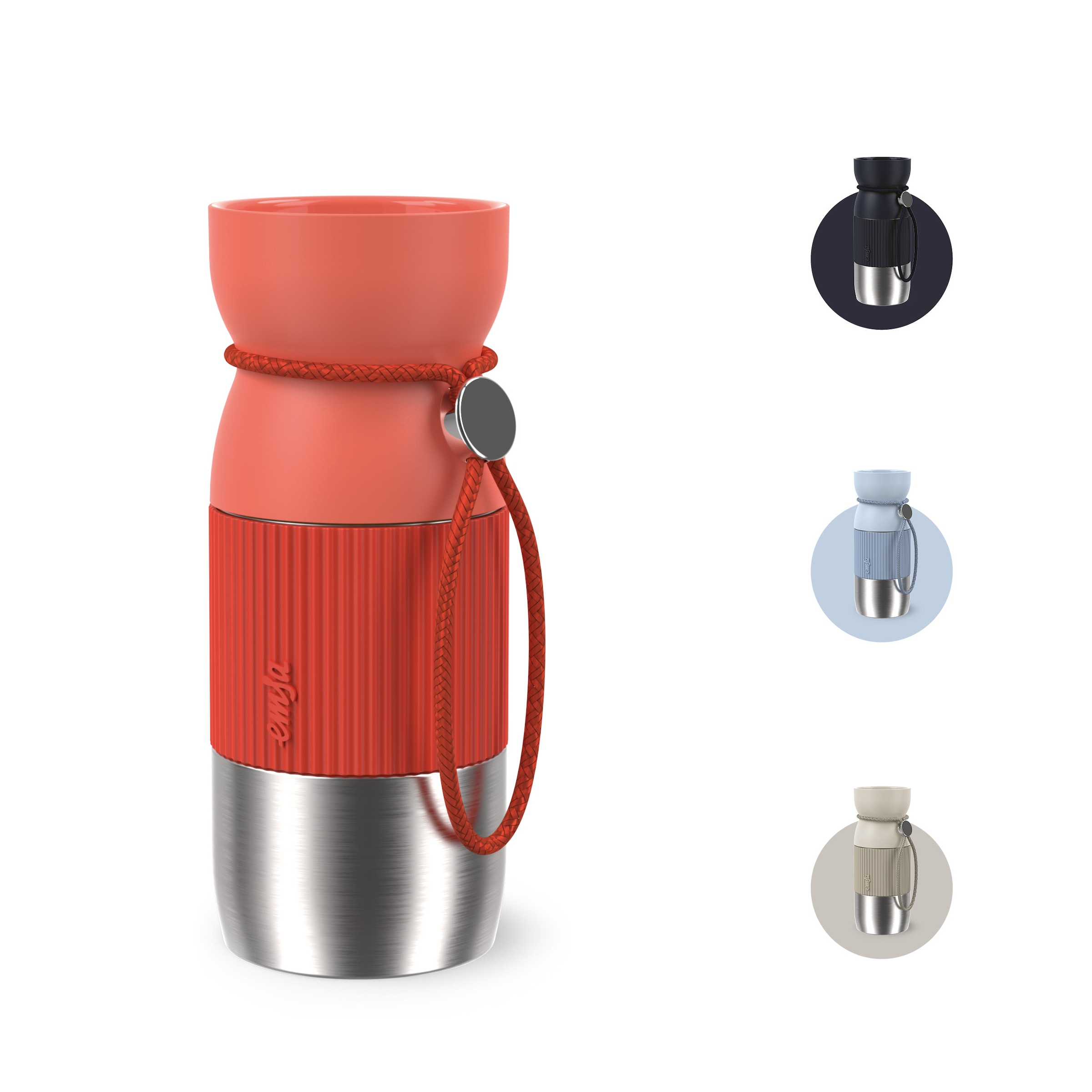 Emsa Thermobecher »beYou Cup« 0,36 Liter, aromatischer Trinkgenuss, 100% dicht, mit Trageband