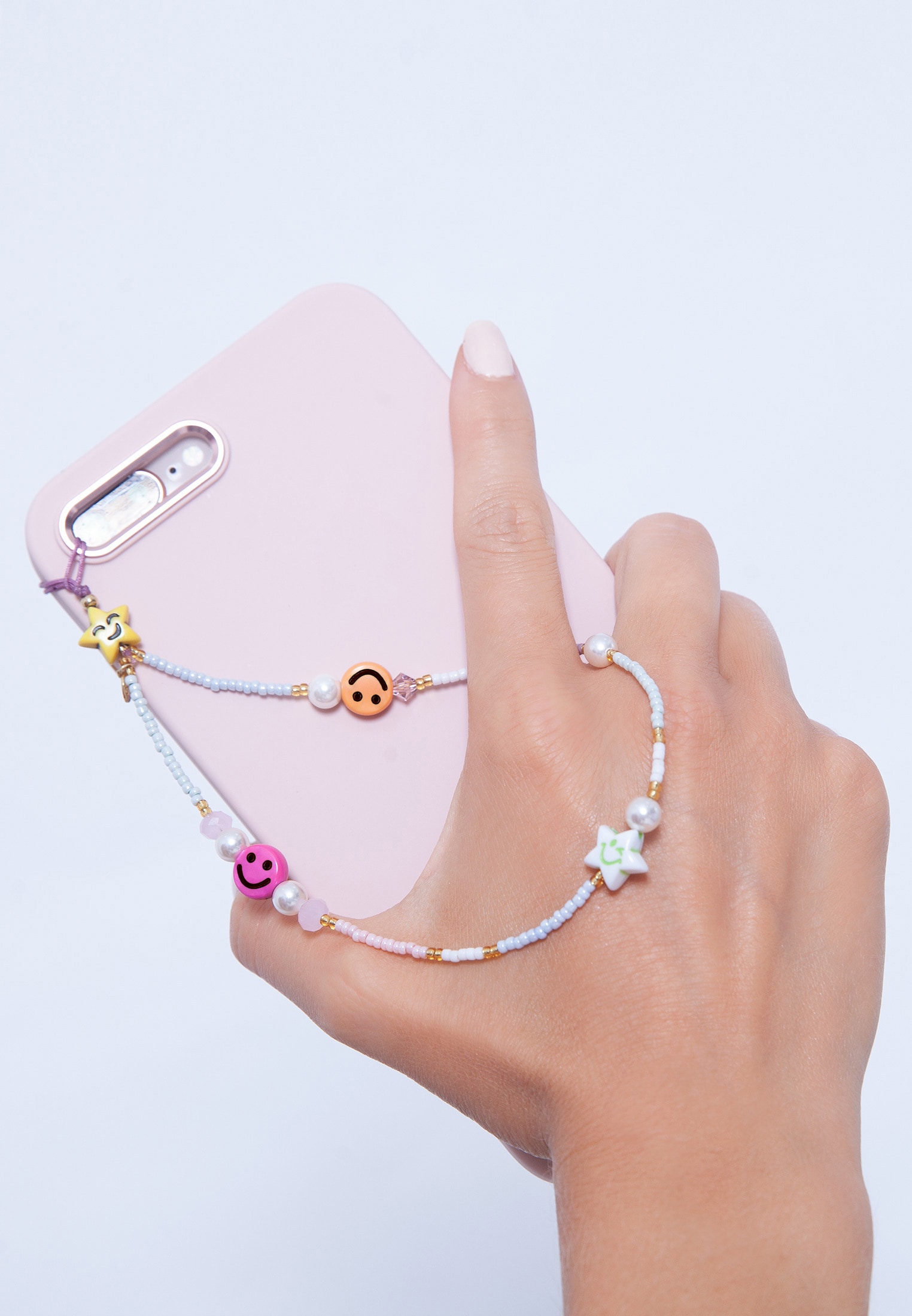 Elli Schmuckset »Schmuckzubehör Schmuckzubehör Beads Phone Kette Smiling 925 Silber«