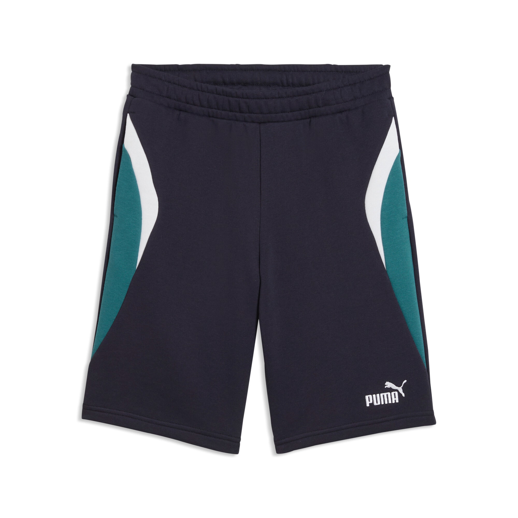 PUMA Trainingsshorts »ESS BLOCK SHORTS TR B«  aus Baumwollmischung, mit Eingrifftaschen, Regular Fit