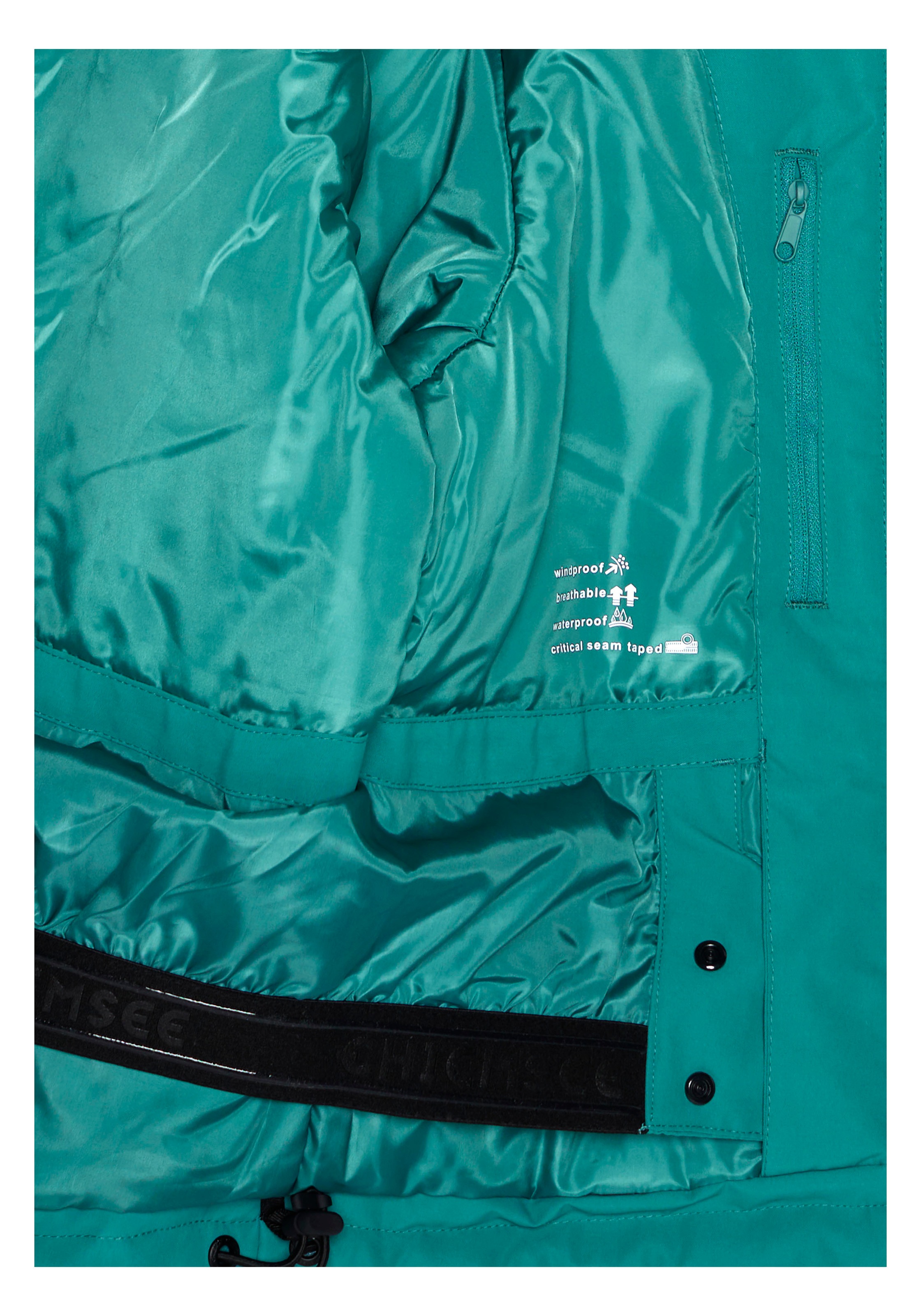Chiemsee Skijacke mit Kapuze - mit abnehmbarer Kapuze<br/>