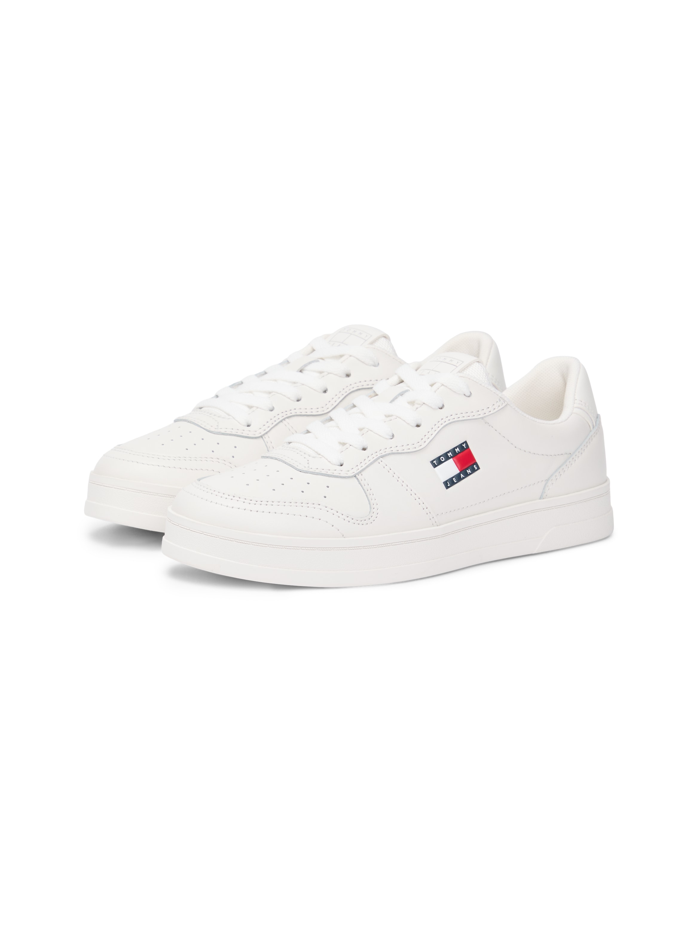 Tommy Jeans Plateausneaker »THE GREENWICH«  , Schnürschuh, Halbschuh, Freizeitschuh mit Ziernähten
