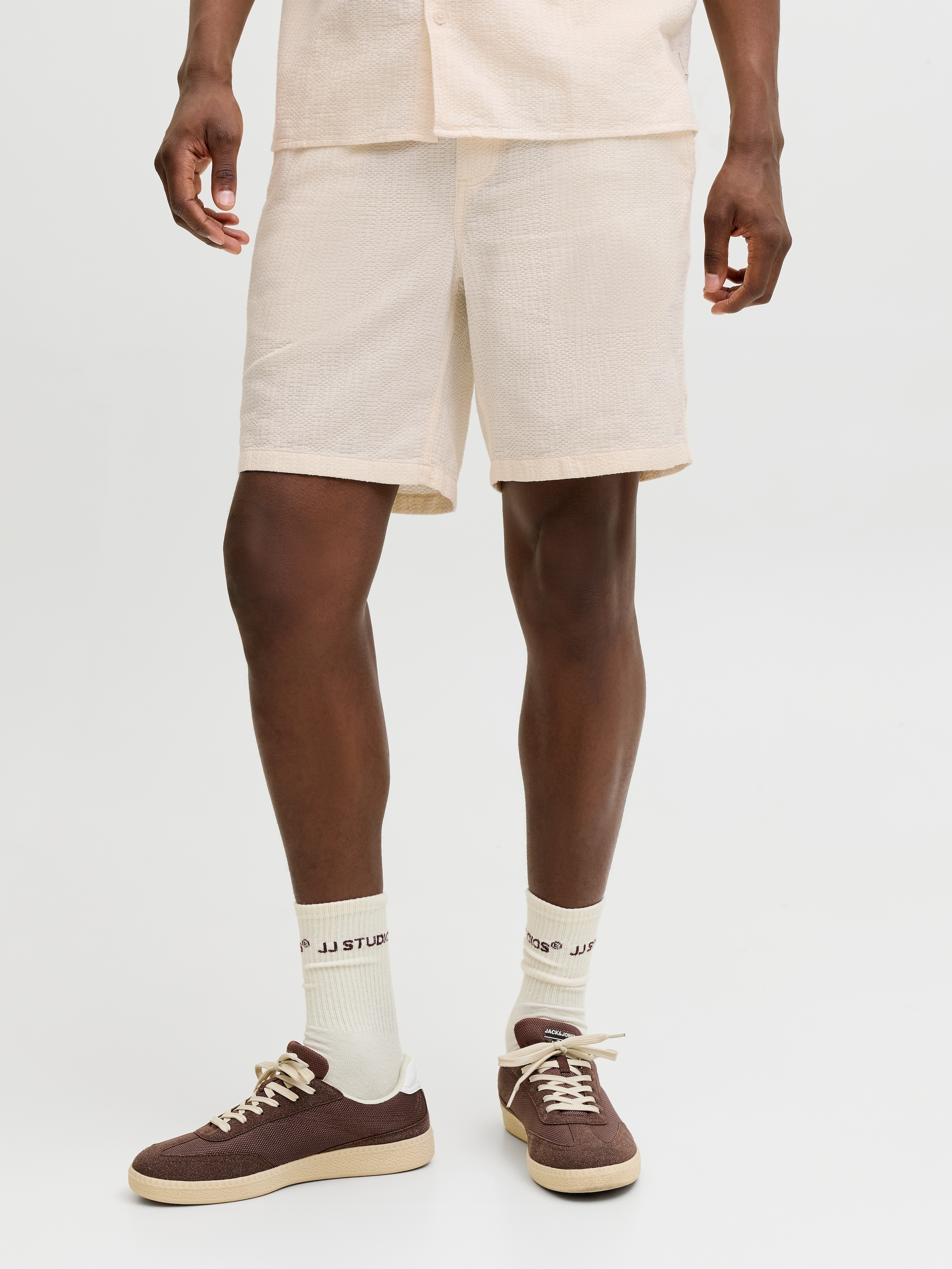 Jack & Jones Shorts »JPSTJAIDEN WAVY JOGGER SHORTS REG SN«  Baumwolle, locker geschnitten
