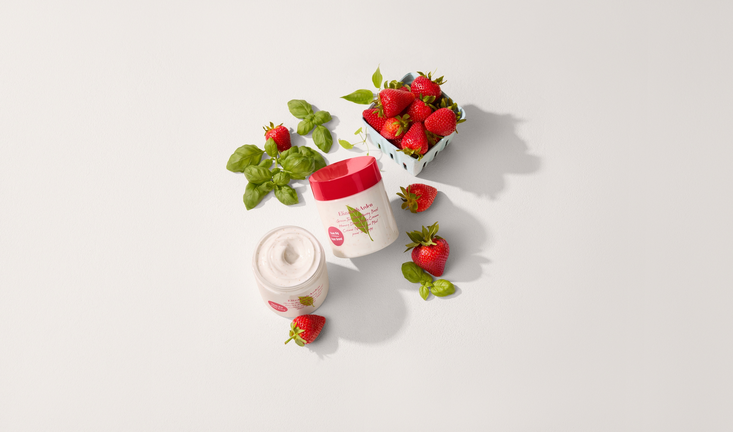 Elizabeth Arden Körpercreme »GREEN TEA STRAWBERRY BASIL HONEY DROPS BODY« mit Green Tea Strawberry Basil Duft, ultraleichte Formel