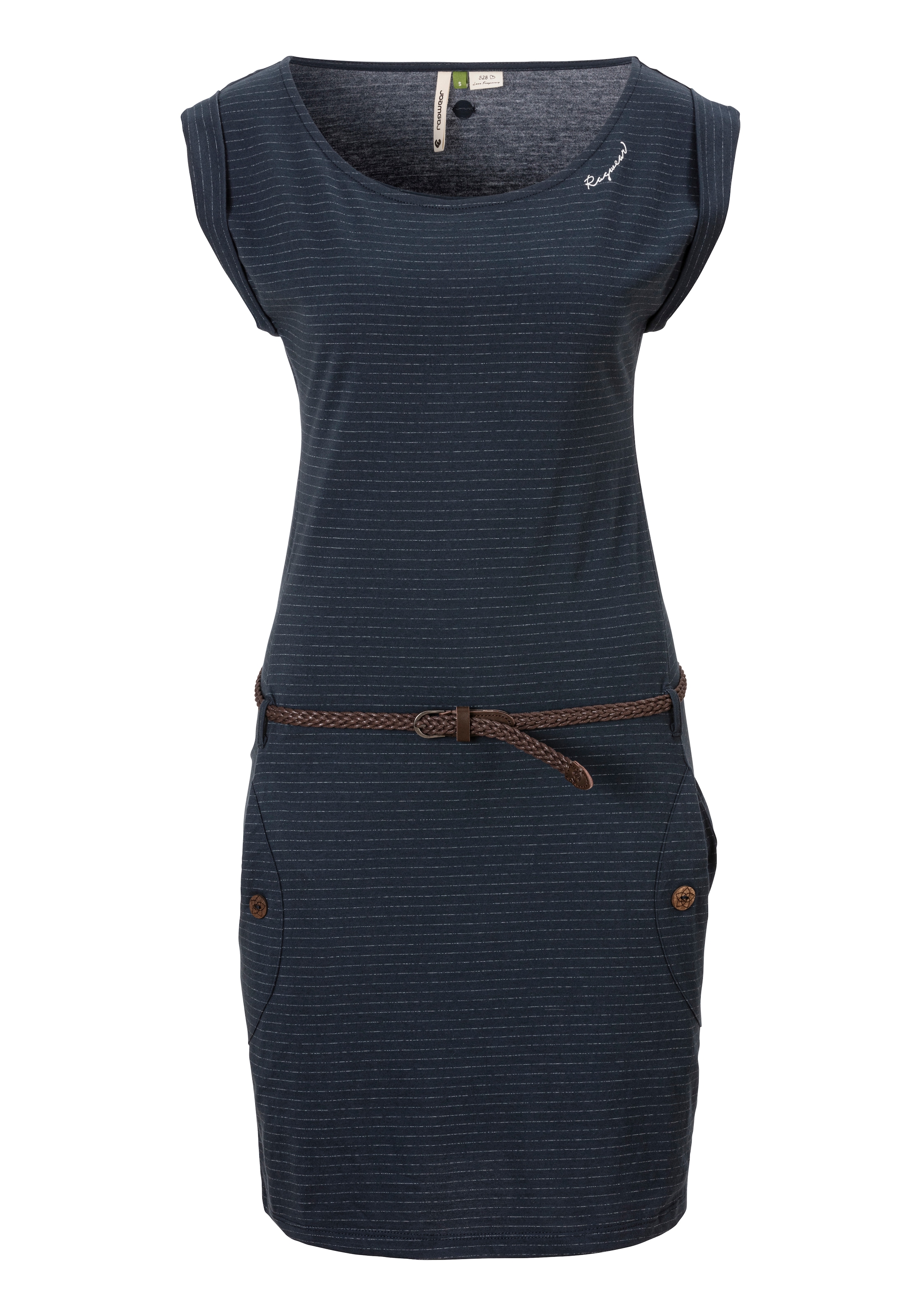 Ragwear Jerseykleid »TAG C ORGANIC O«, im dezenten Ringel-Streifen-Design