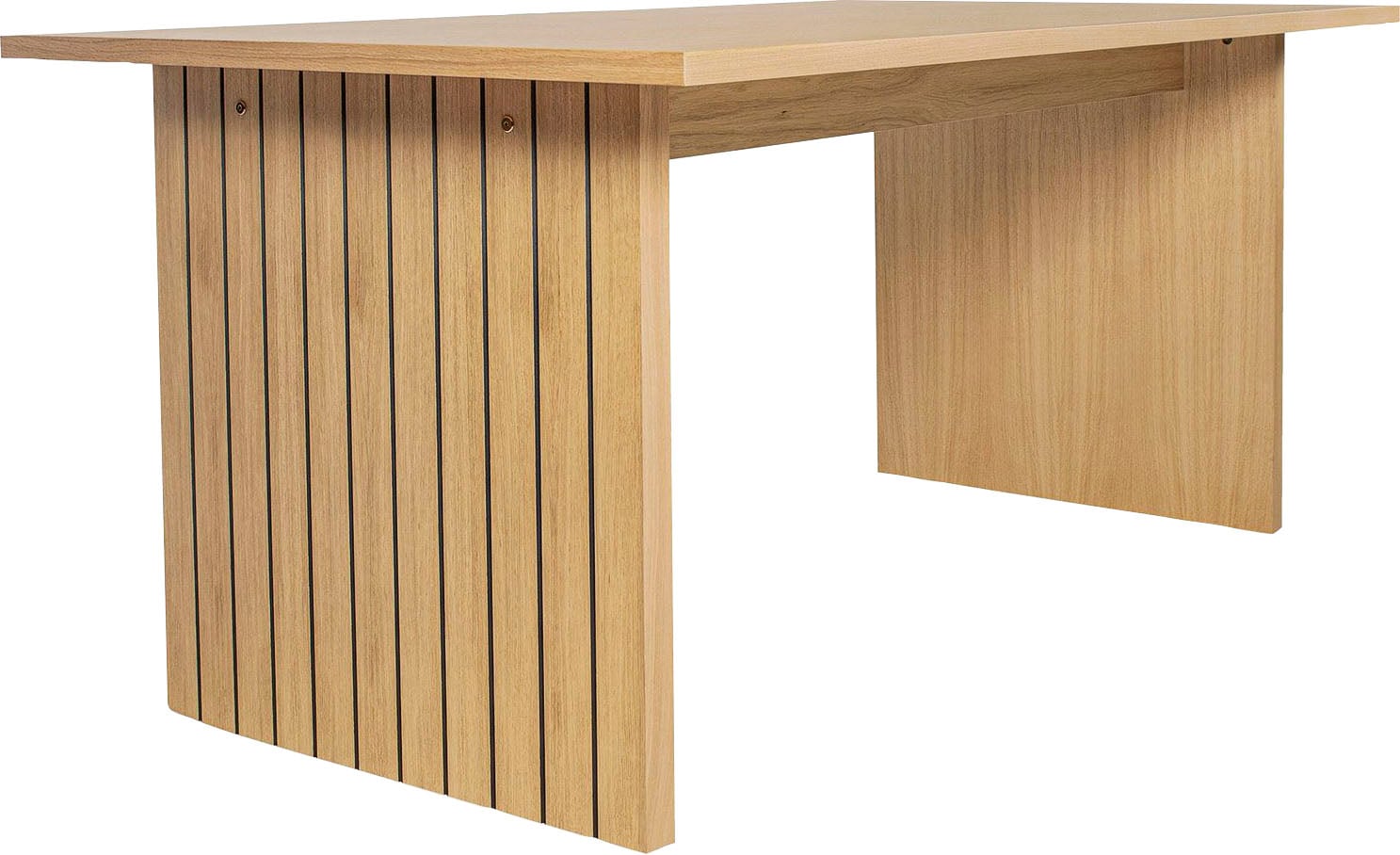 Woodman Esstisch »Stripe«, Holzfurnier aus Eiche