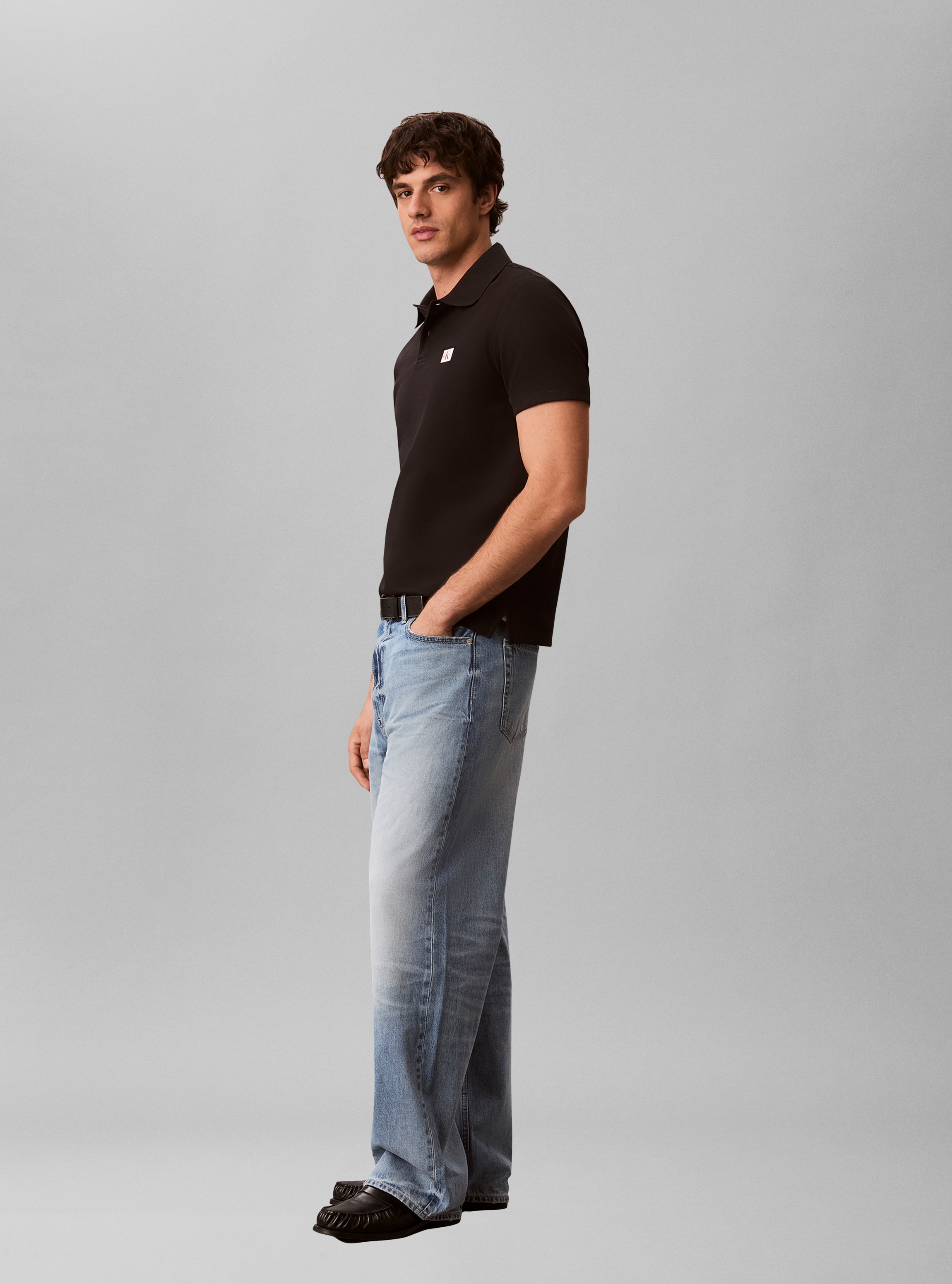 Calvin Klein Jeans Poloshirt Regular Fit, Baumwoll-Mix