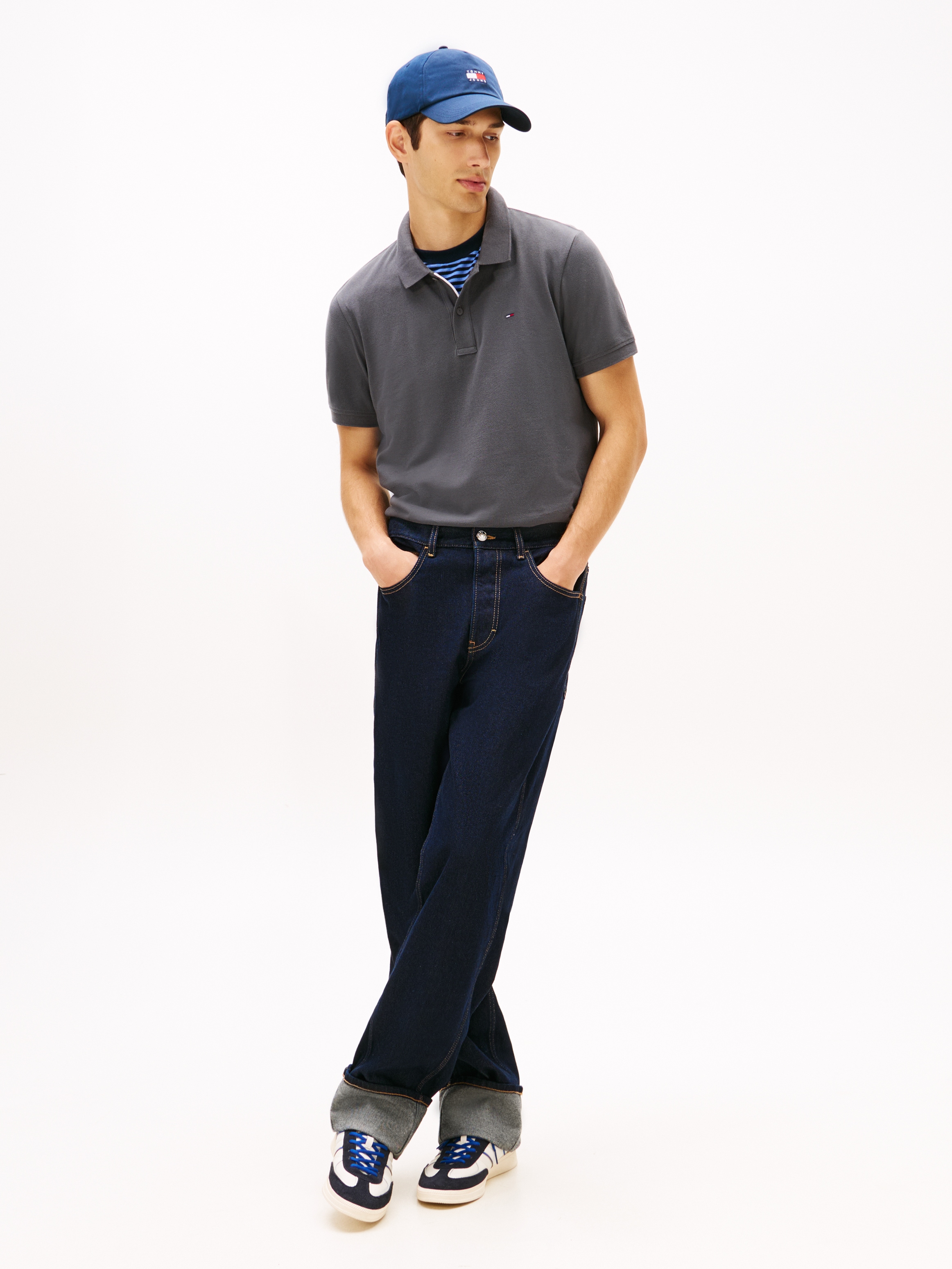 Tommy Jeans Poloshirt »TJM SLIM PLACKET POLO EXT«