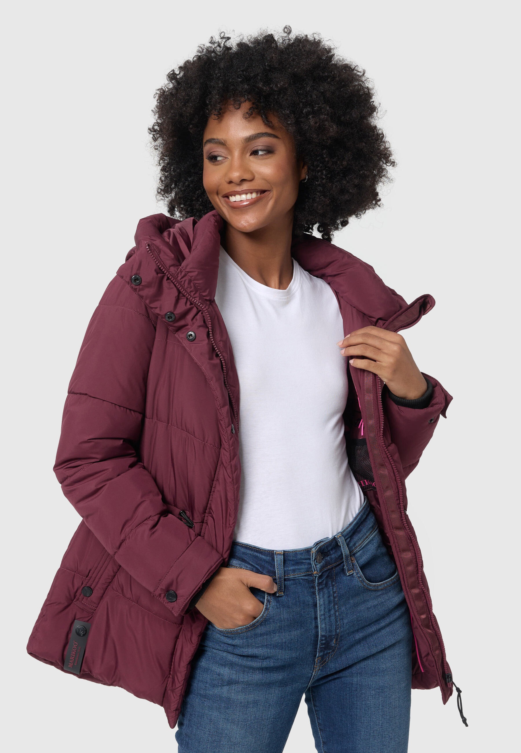 Marikoo Winterjacke »Marikoo Akumaa Damen Winterjacke B947«