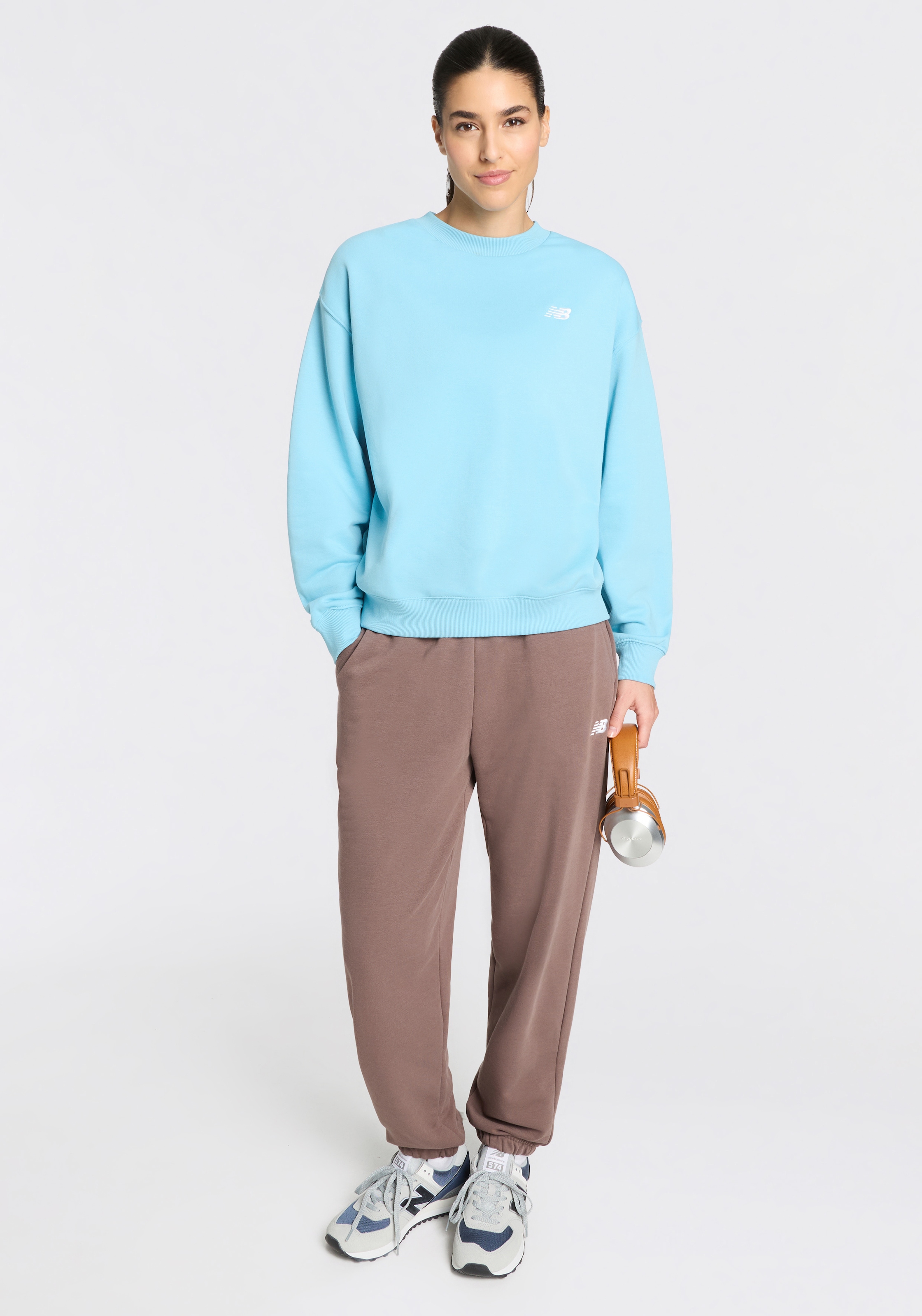 New Balance Sweatshirt »Sport Essentials French Terry Crew«, lockere Passform, mit Rundhalsausschnitt
