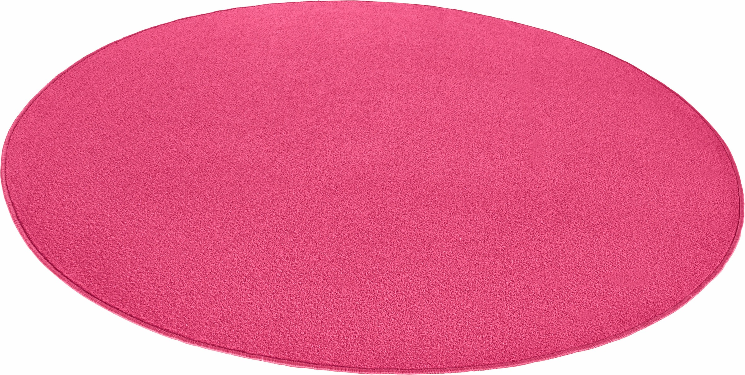 HANSE Home Teppich »Fancy«, rund, 7 mm Höhe, Kurzflor, Weich, Einfarbig, Wohnzimmer, Schlafzimmer, Esszimmer