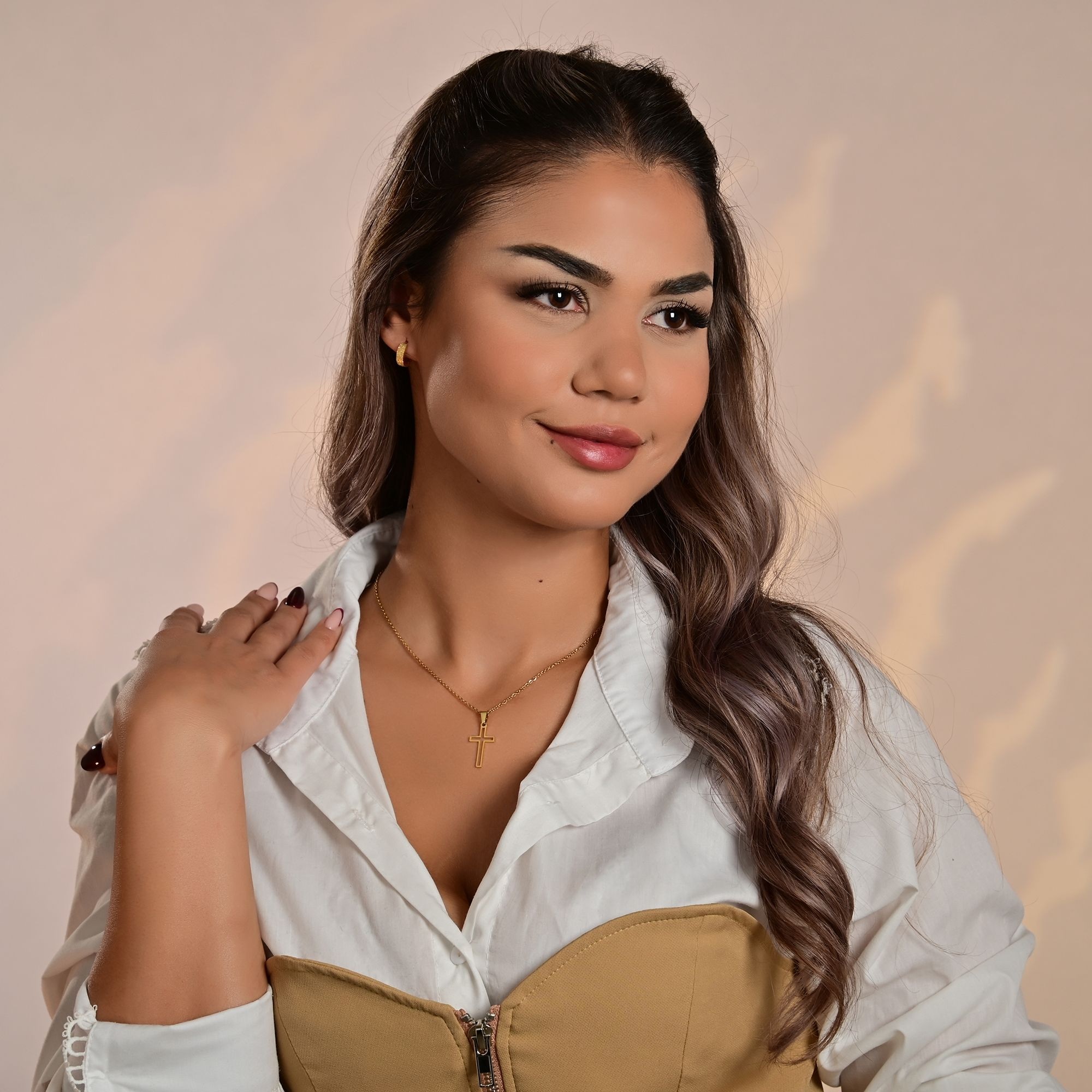 Adelia´s Kette ohne Anhänger »Unisex Halskette mit Anhänger ¿ Kreuz aus Edelstahl«