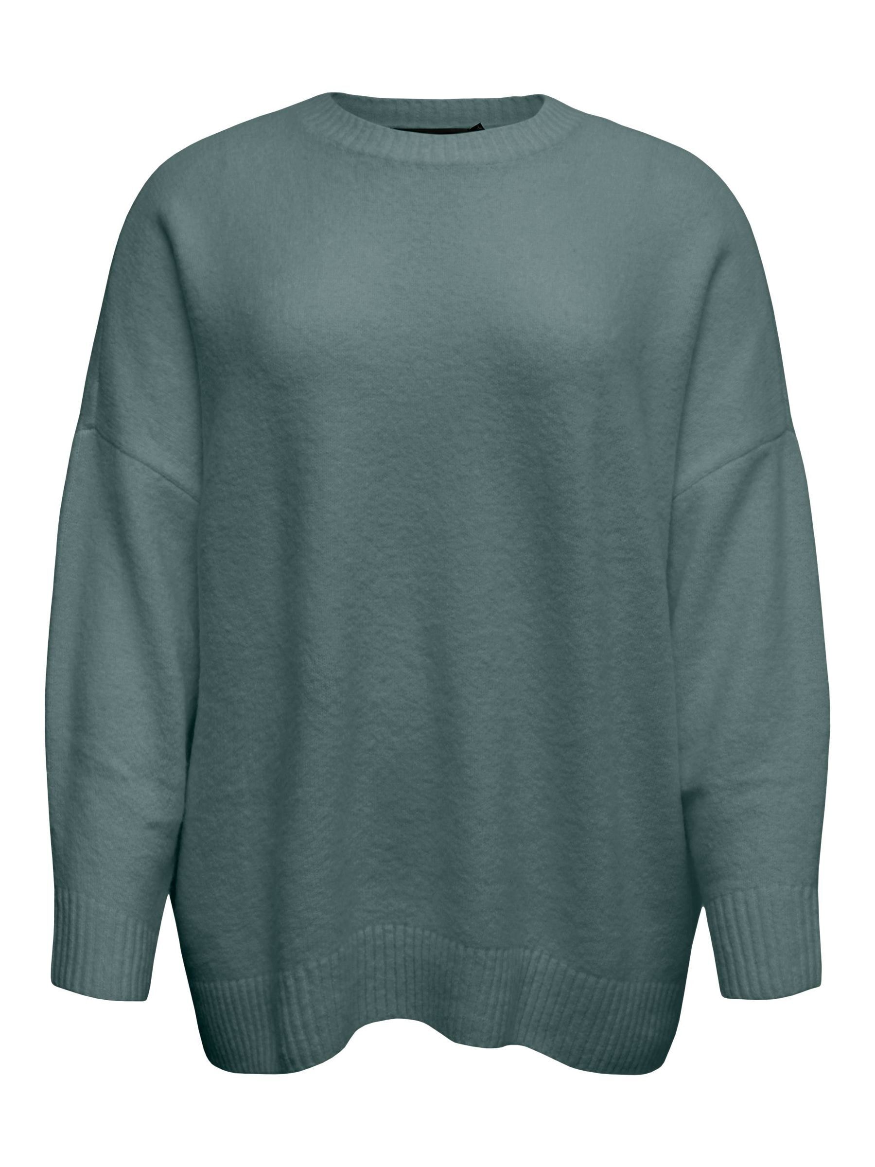 Vero Moda Curve Strickpullover »VMCBOOM LS O-NECK PULLOVER GA NOOS CUR«