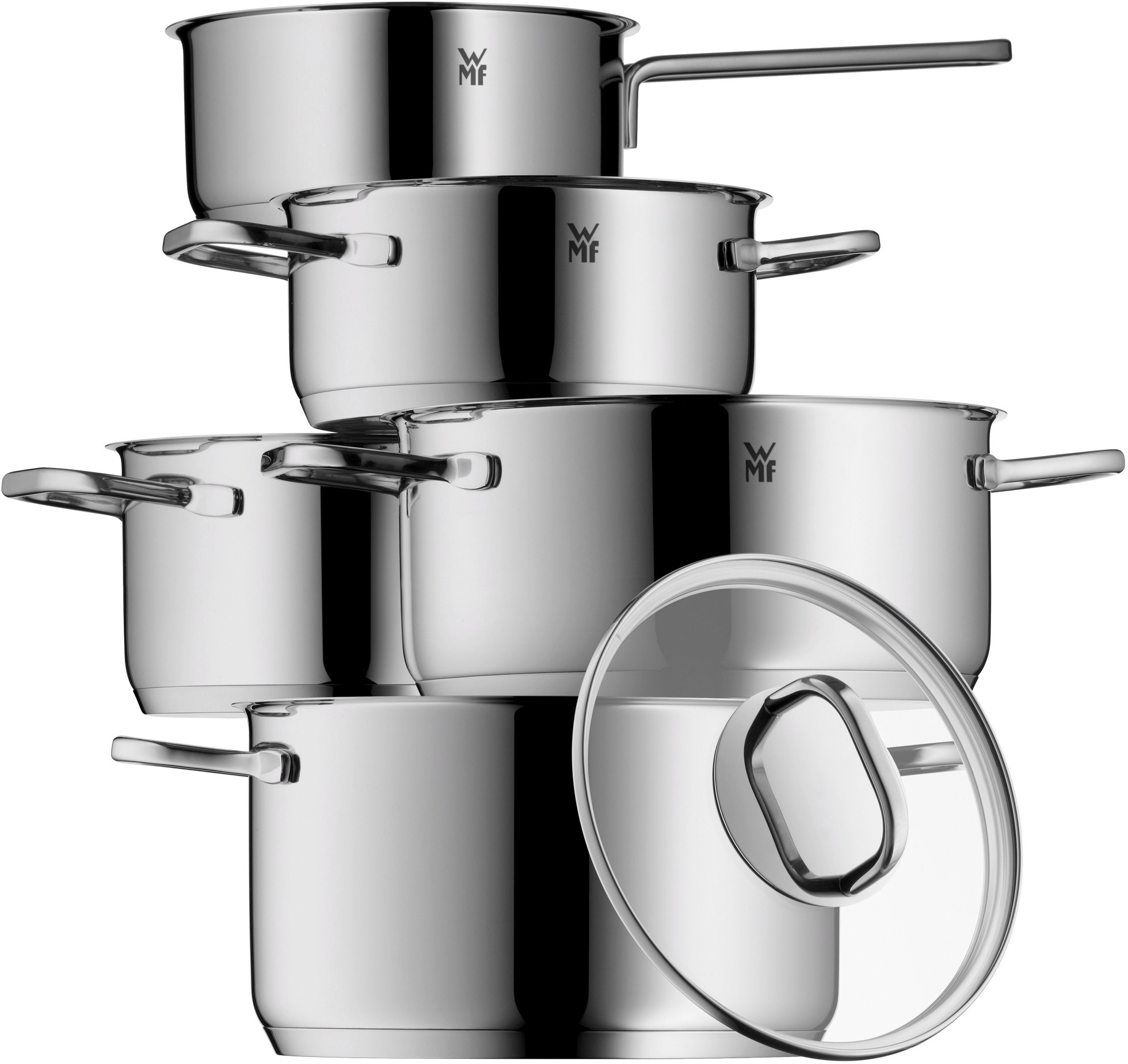 WMF TopfSet »Inspiration«, Cromargan® Edelstahl Rostfrei 18/10, (Set, 51 tlg.) zu Schnäppchen