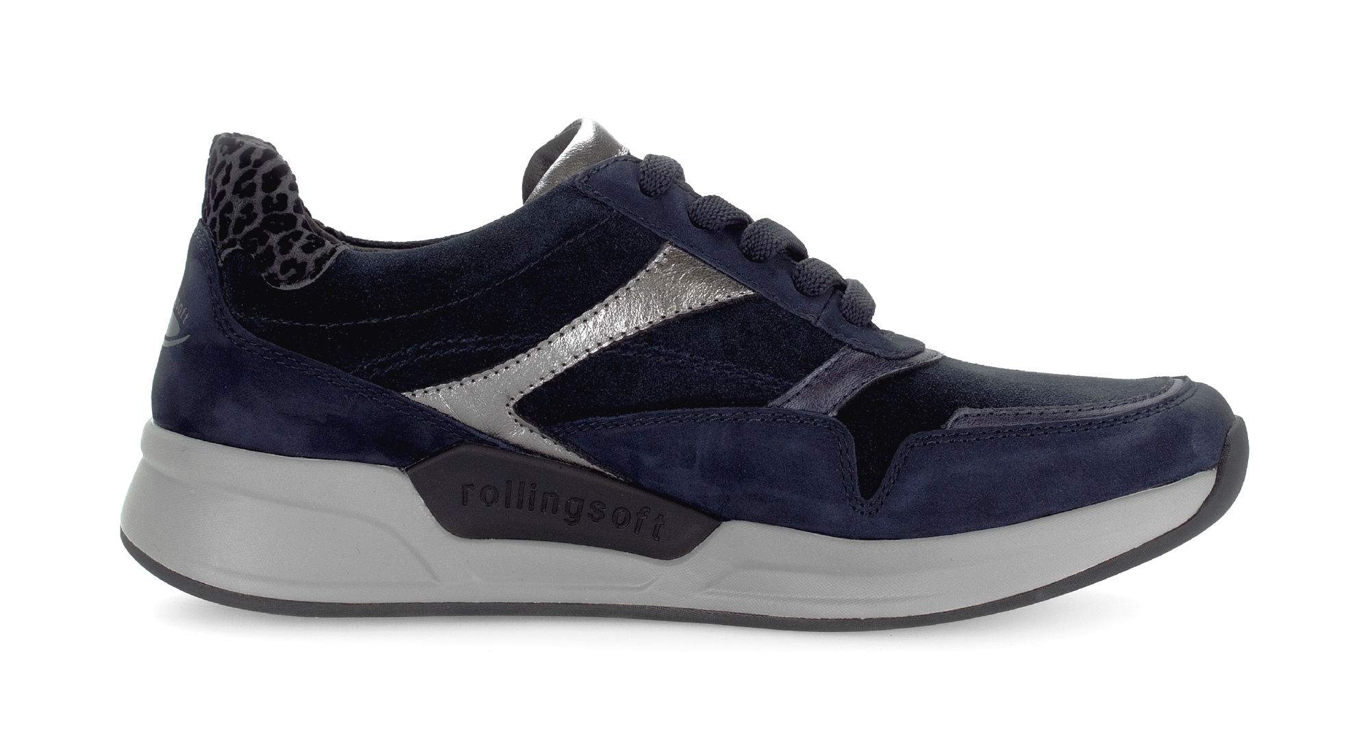 rollingsoft Keilsneaker  , Schnürschuh, Halbschuh, Freizeitschuh mit seitlichem Reißverschluss