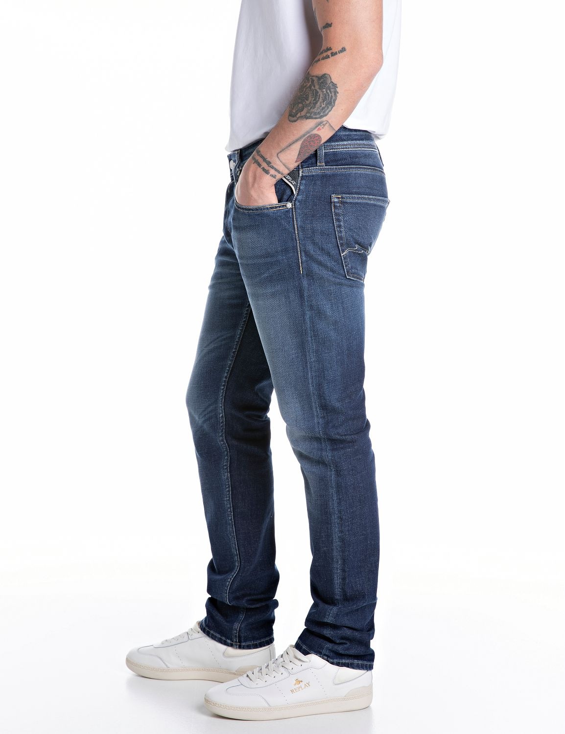 Replay Straight-Jeans »GROVER«, in vielen verschiedenen Waschungen, mit Stretch