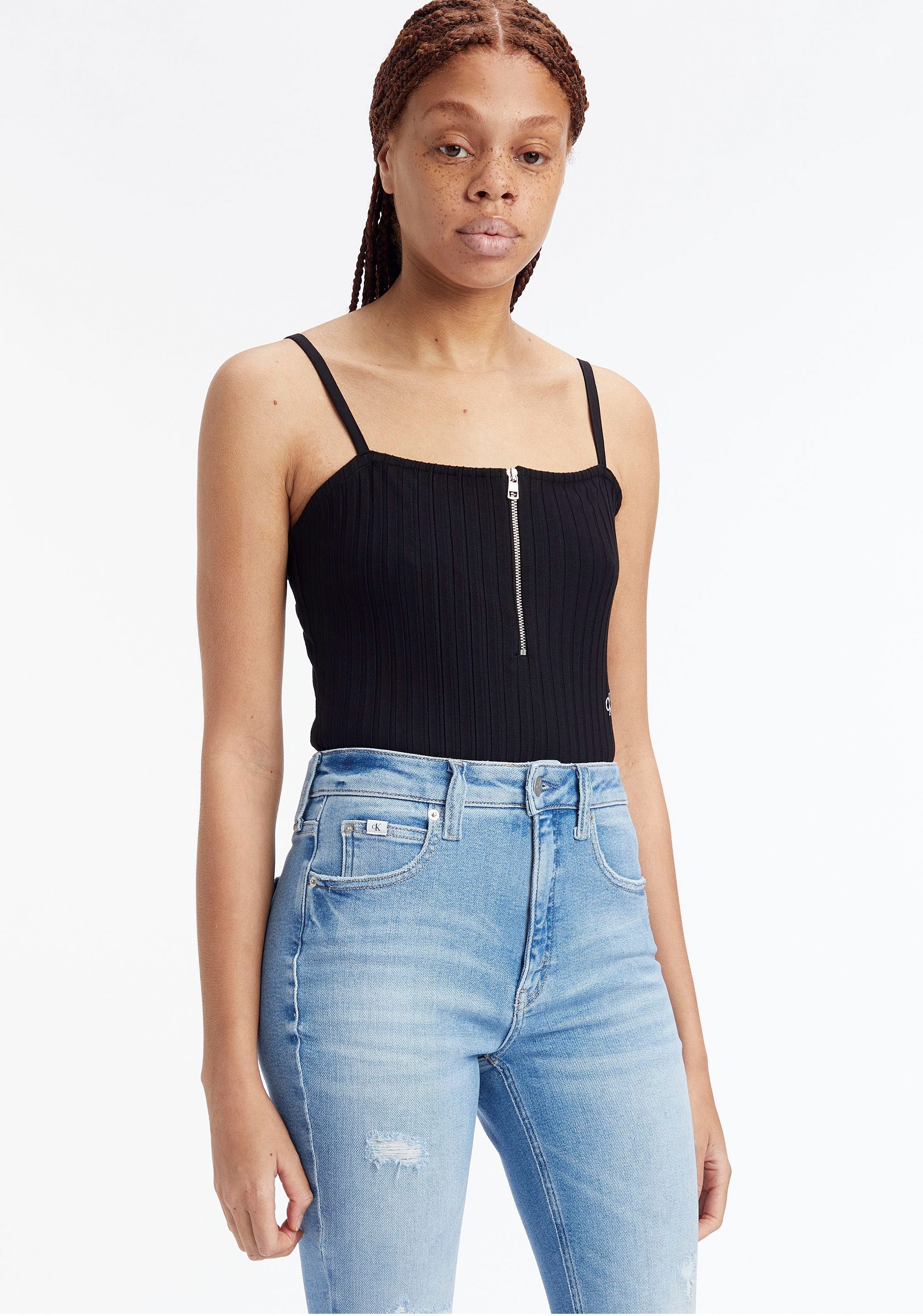 Calvin Klein Jeans Body, mit halblangem Reißverschluss