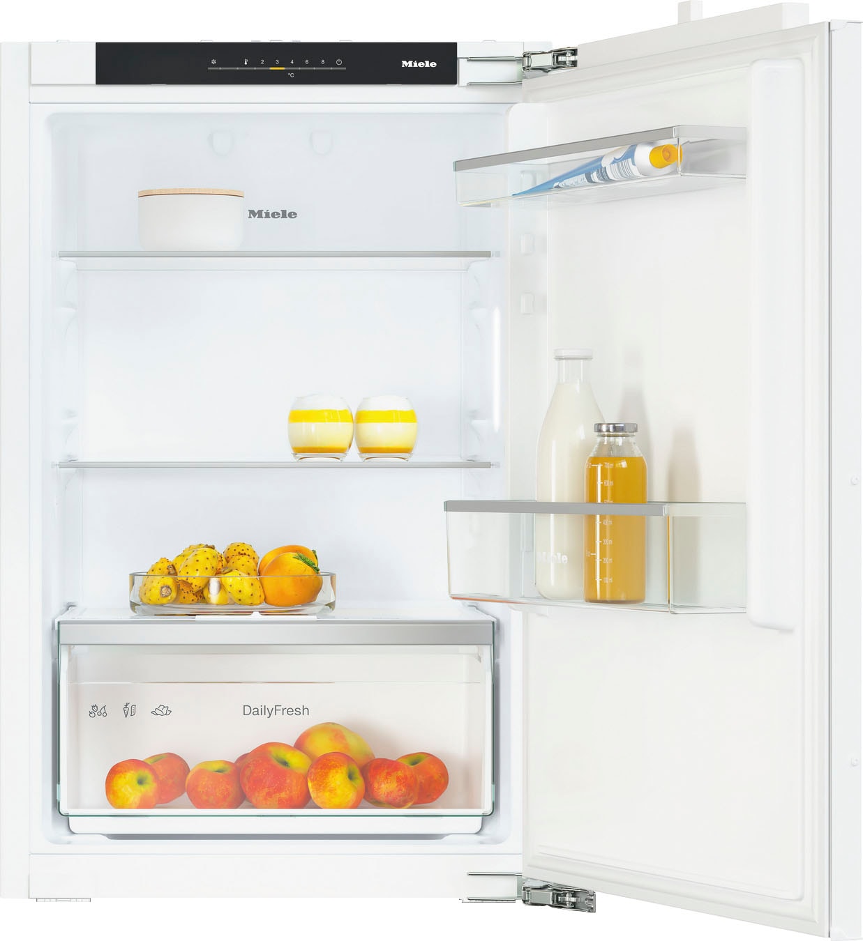 Miele Einbaukühlschrank »K 7117 D« 87,4 cm hoch 55,8 cm breit in silberfarben