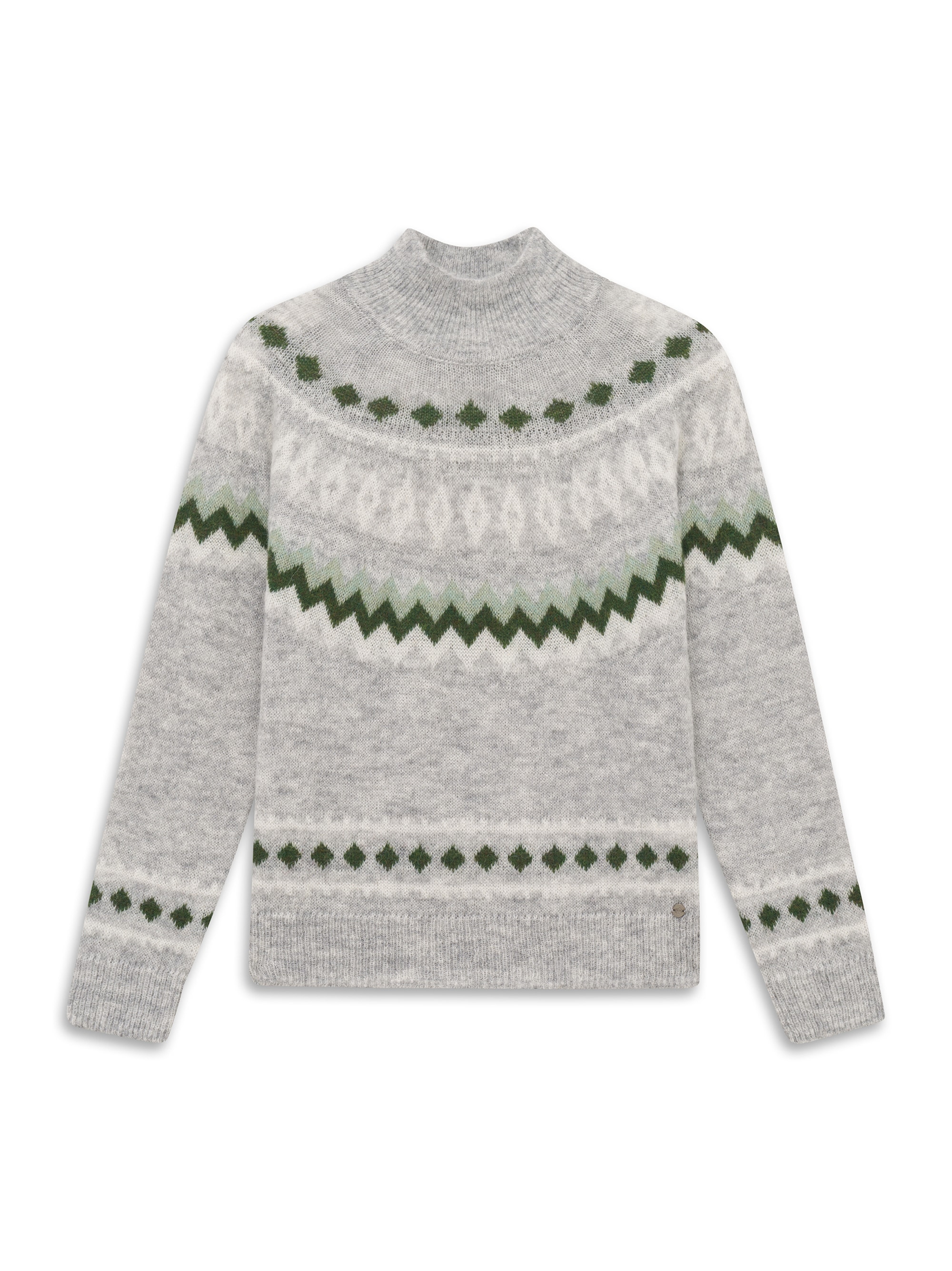 bugatti Rollkragenpullover »Regular Fit« Regular Fit Alpaka Norwegermuster