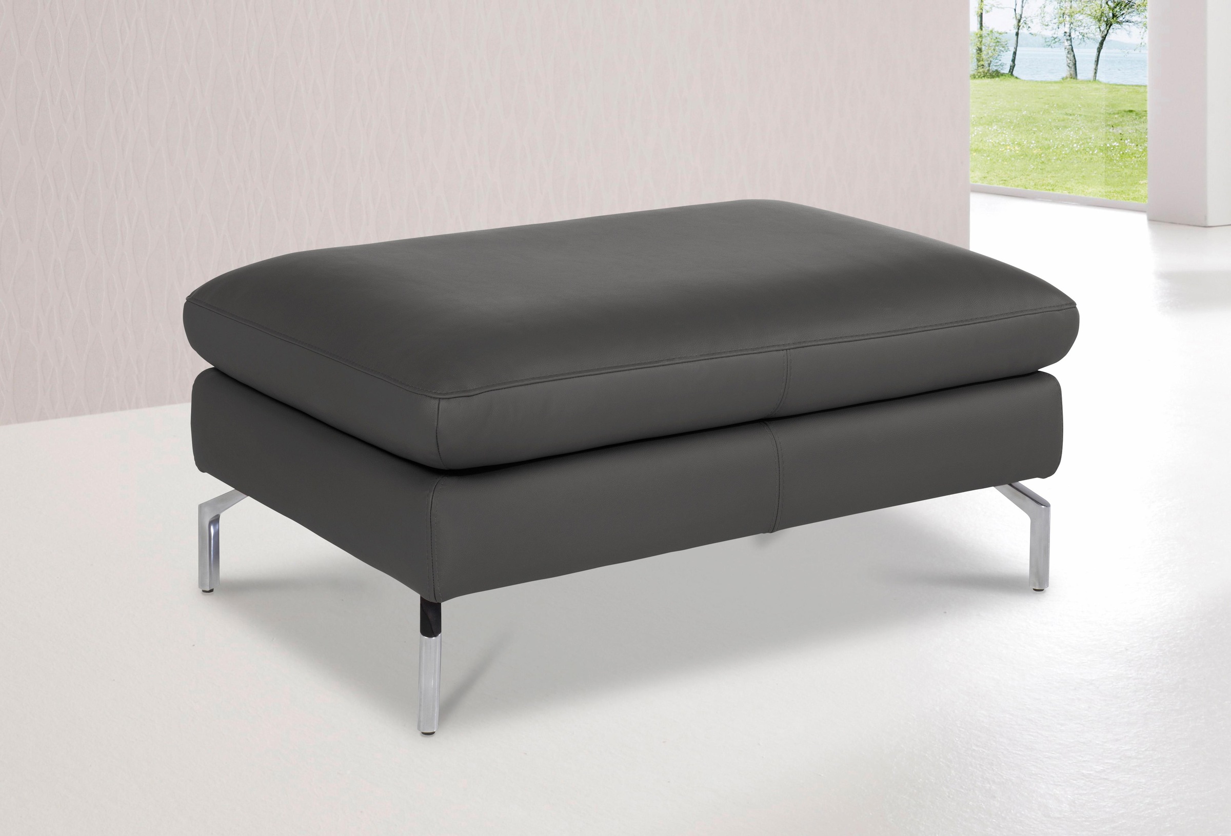 CALIA ITALIA Hocker »Dave mit edlem Metallfuß«