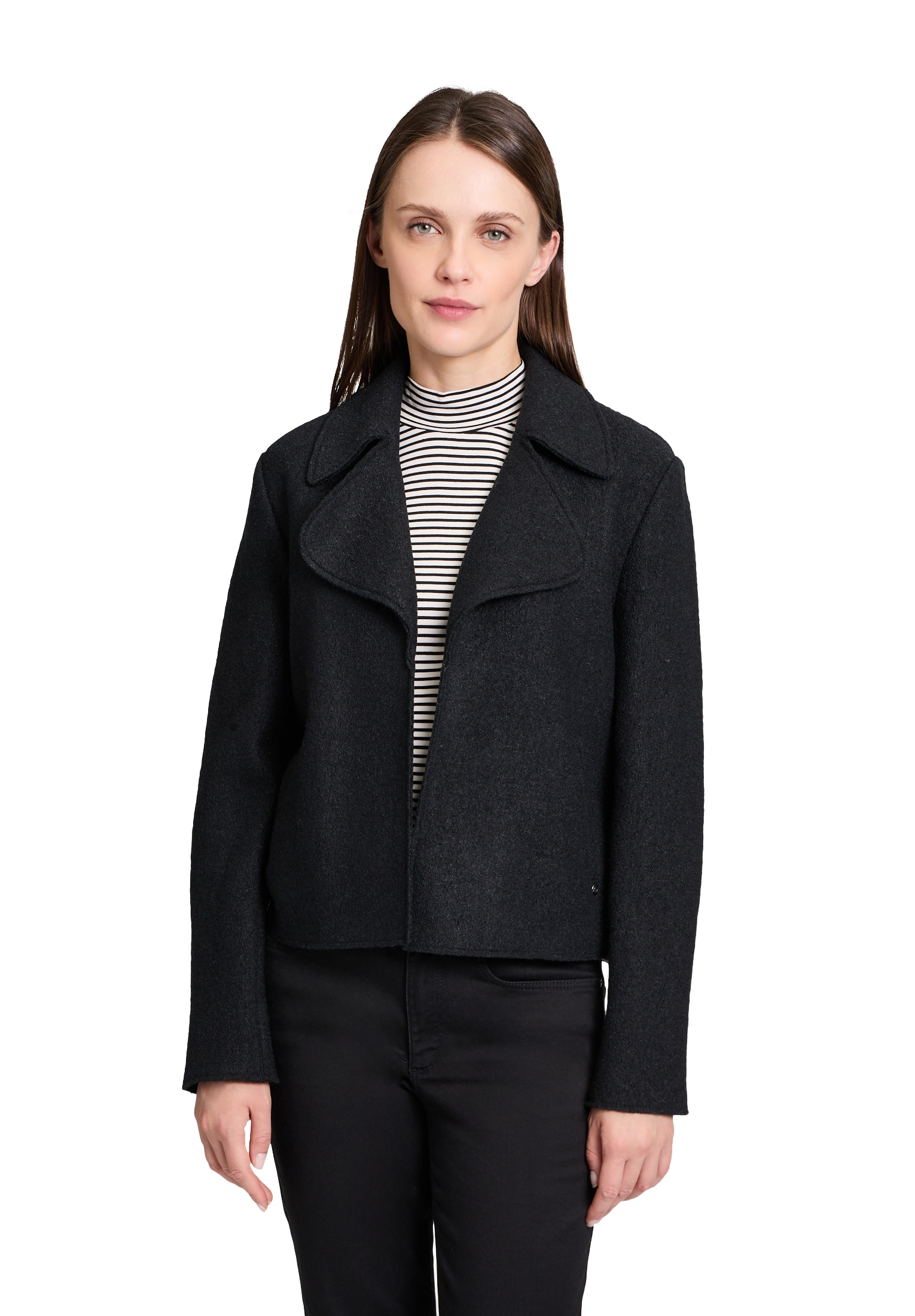 Betty&Co Jackenblazer »Casual-Jacke mit Kragen«