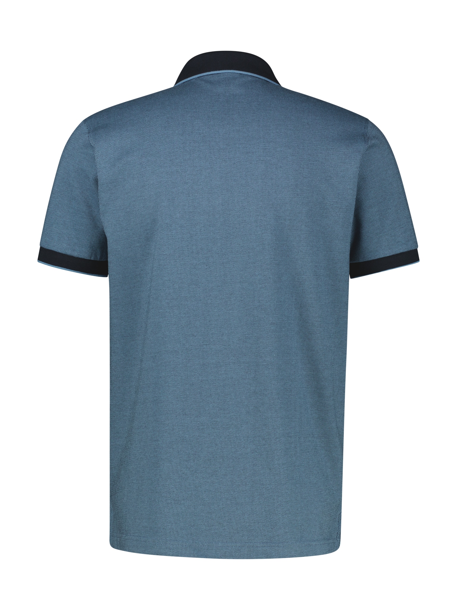 LERROS Poloshirt Kurzarm mit Logostickerei und abgesetzten Ärmeln und Kragen
