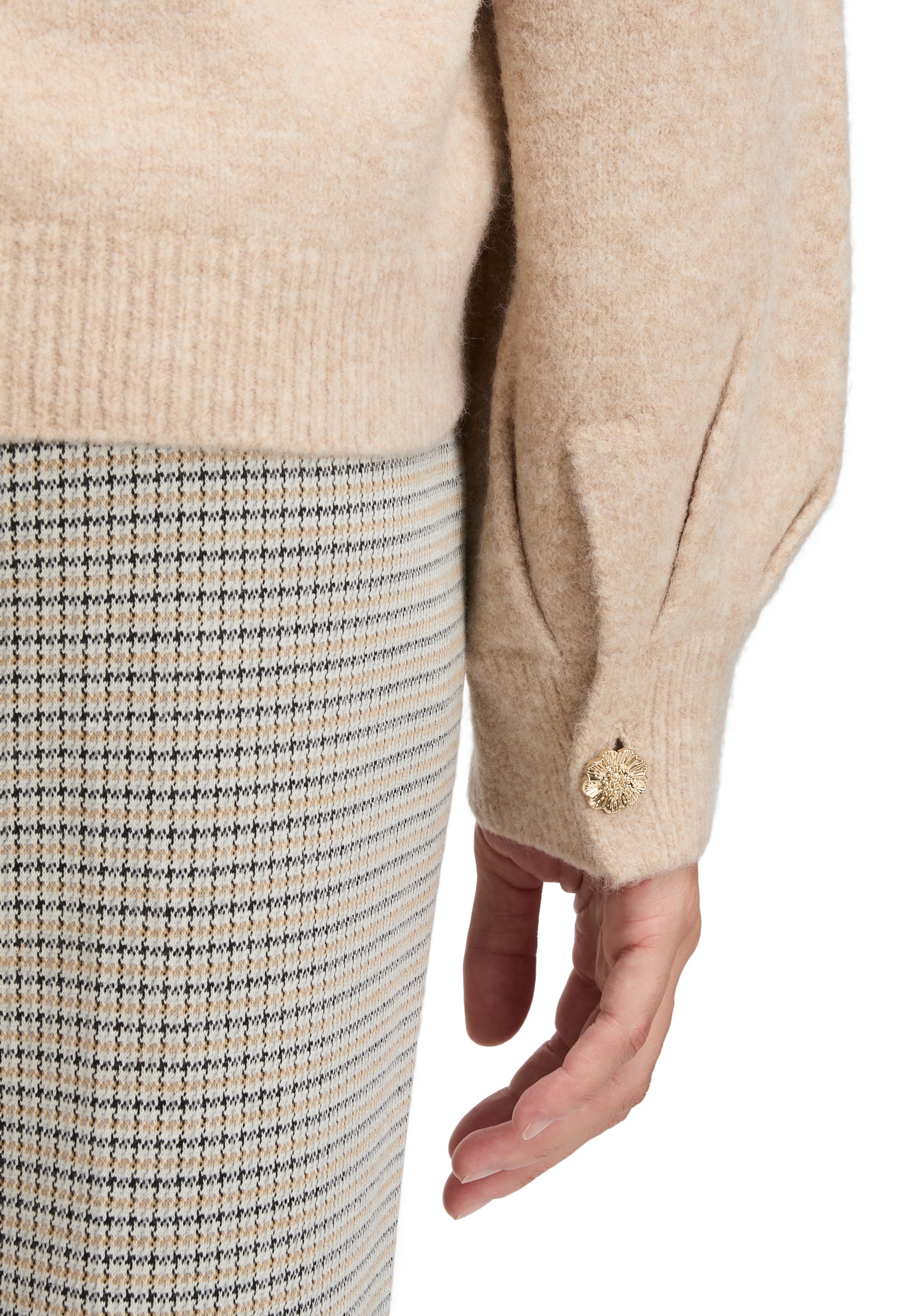 Cartoon Strickpullover »Strickpullover mit Rundhalsausschnitt«