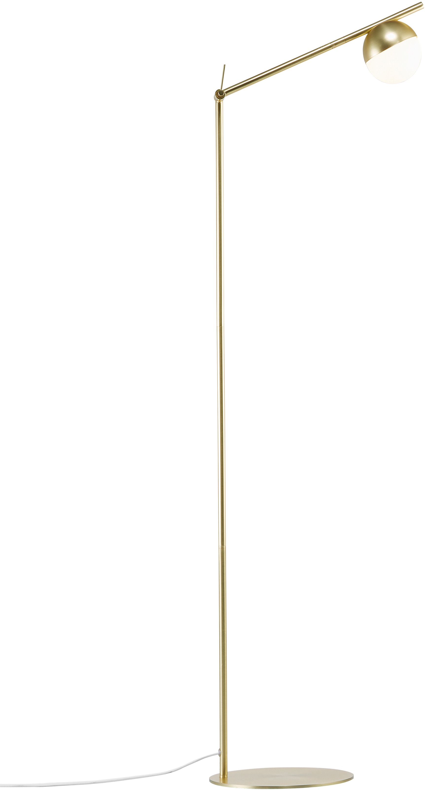 Nordlux Stehlampe »CONTINA«, 1 flammig, Leuchtmittel G9 | ohne Leuchtmittel, Textil Kabel, mundgeblasenes Opal Glas
