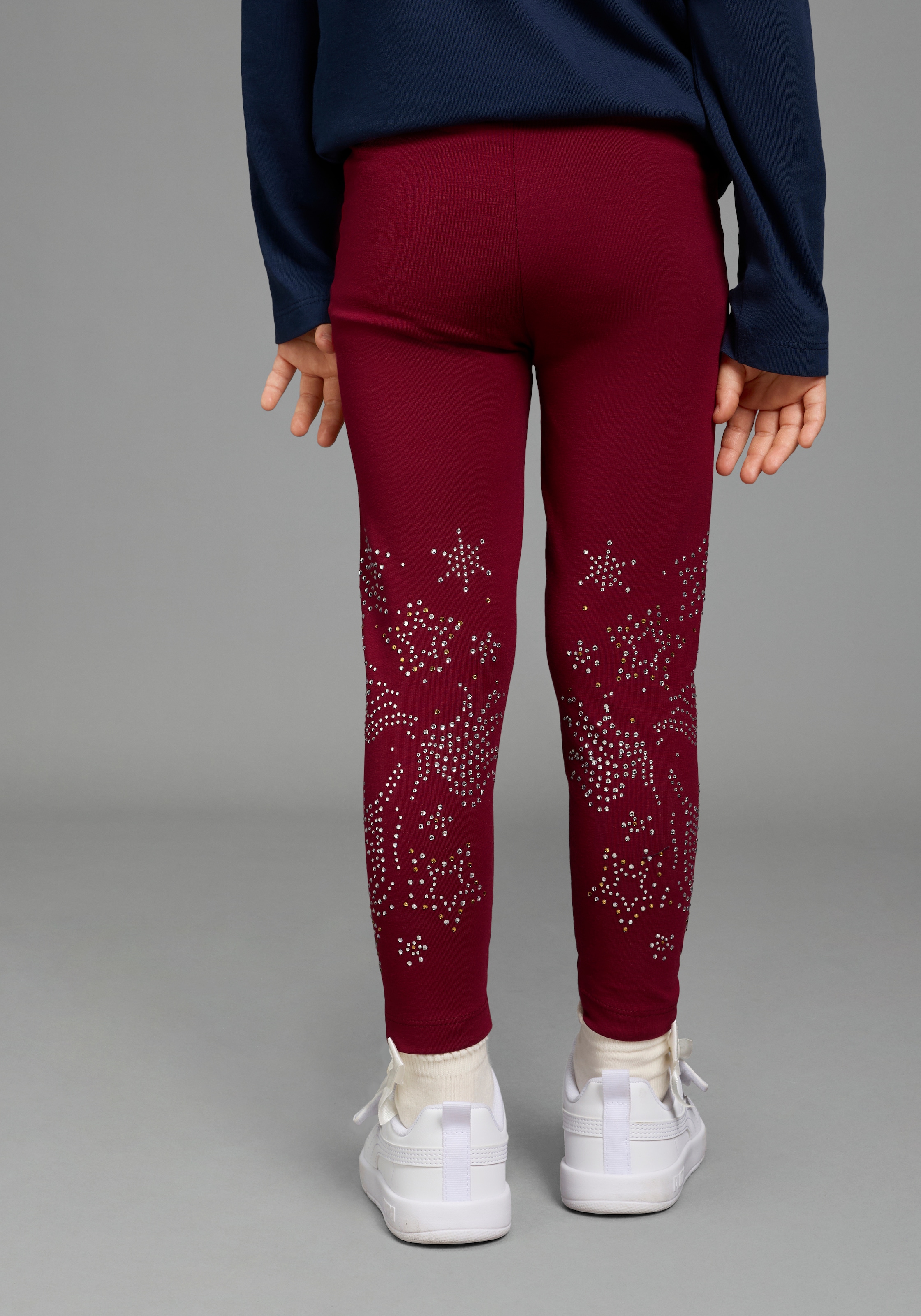 KIDSWORLD Leggings », Strass besezGLITZER PFERD«  Mit Glitzer Pferd verziehrt