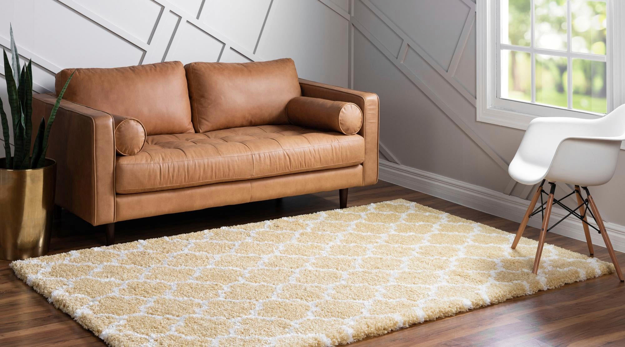 Myflair Möbel & Accessoires Hochflor-Teppich »Temara Shag Lagerräumung«, rechteckig, 51 mm Höhe, gewebt, weich & kuschelig, ideal im Wohnzimmer & Schlafzimmer