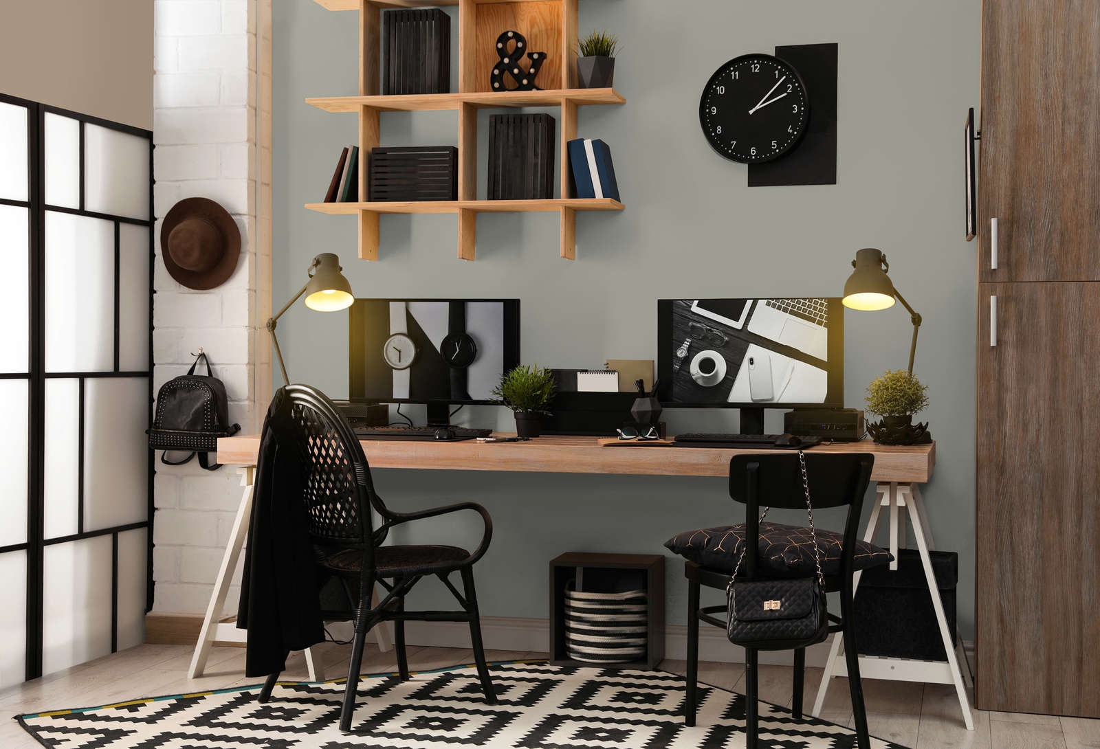 A.S. Création Wandfarbe »Premium Innenwandfarbe PURO Tuchmatt calm taupe« ideal für Wohnzimmer, Schlafzimmer, Flur und Küche, Farbwelt Taupe