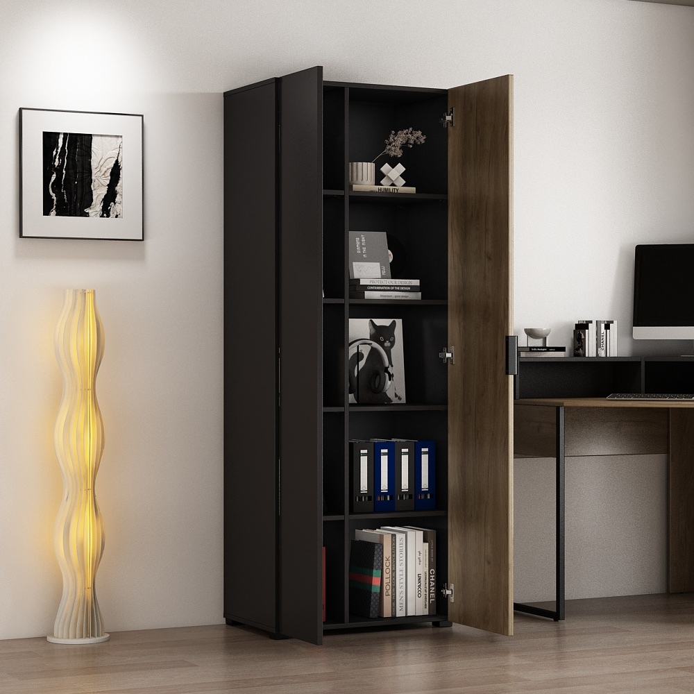 OTTO home Aktenschrank »ASPEA-AS1T5F« Set,  Mehrzweckschrank, modernes Design mit Akustikpaneel-Optik