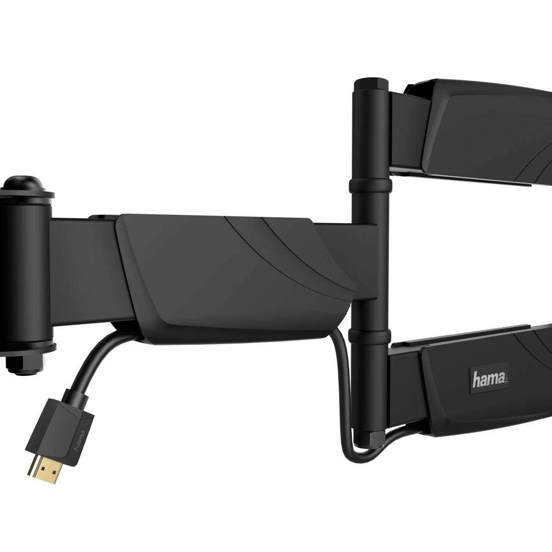 Hama TV-Wandhalterung »FULLMOTION, 3 Arme, Schwarz, 48 - 122 cm (19"-48"), 32", 43"«, Rotation: 6 °, VESA Standard: 100 x 100, 200 x 100, 75 x 75