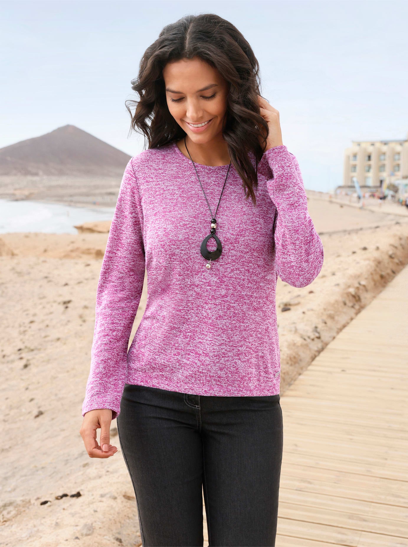 Casual Looks Langarmshirt »Rundhals-Shirt« 1