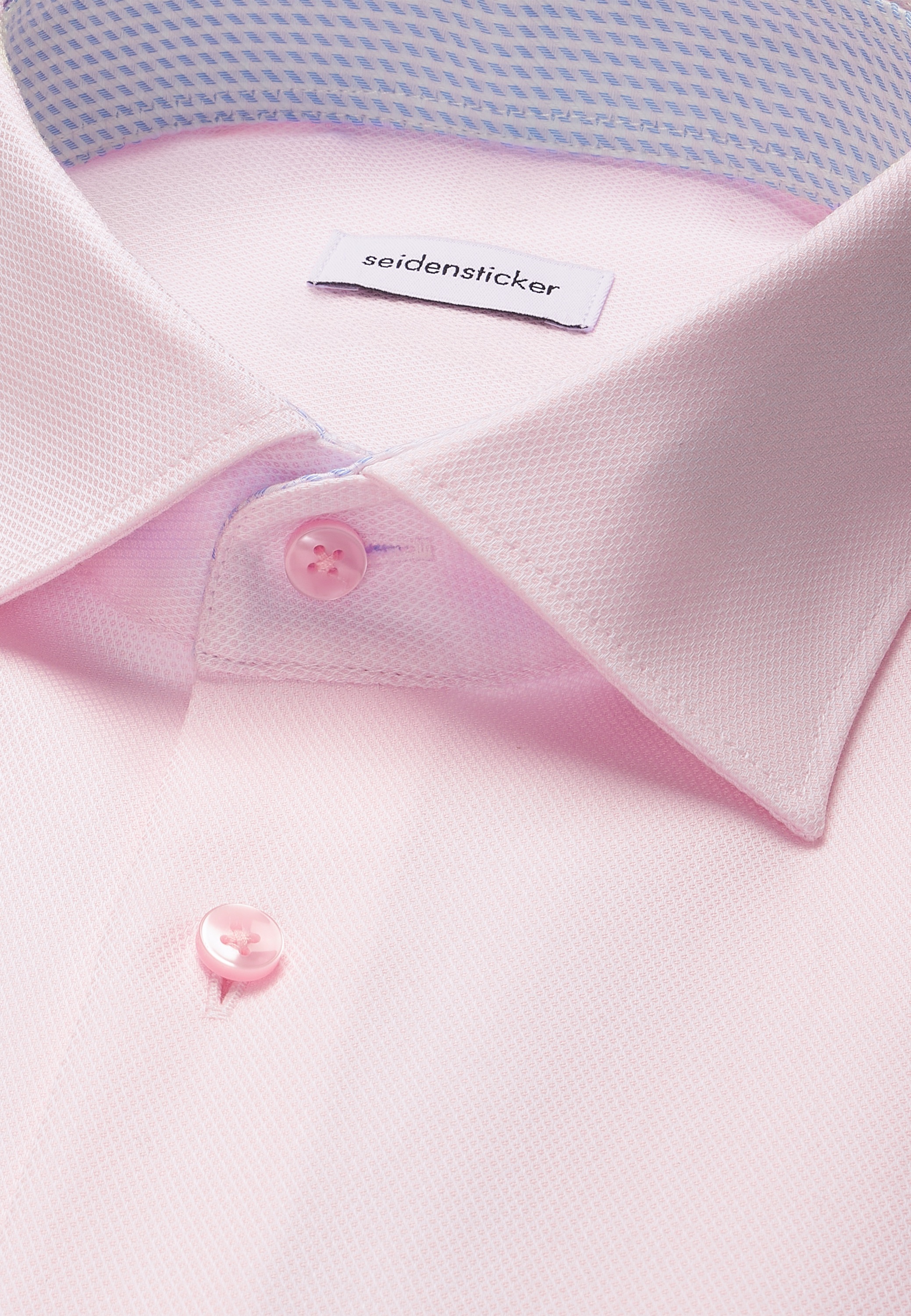seidensticker Businesshemd »Schwarze Rose« Comfort 1/1 Kentkragen Struktur