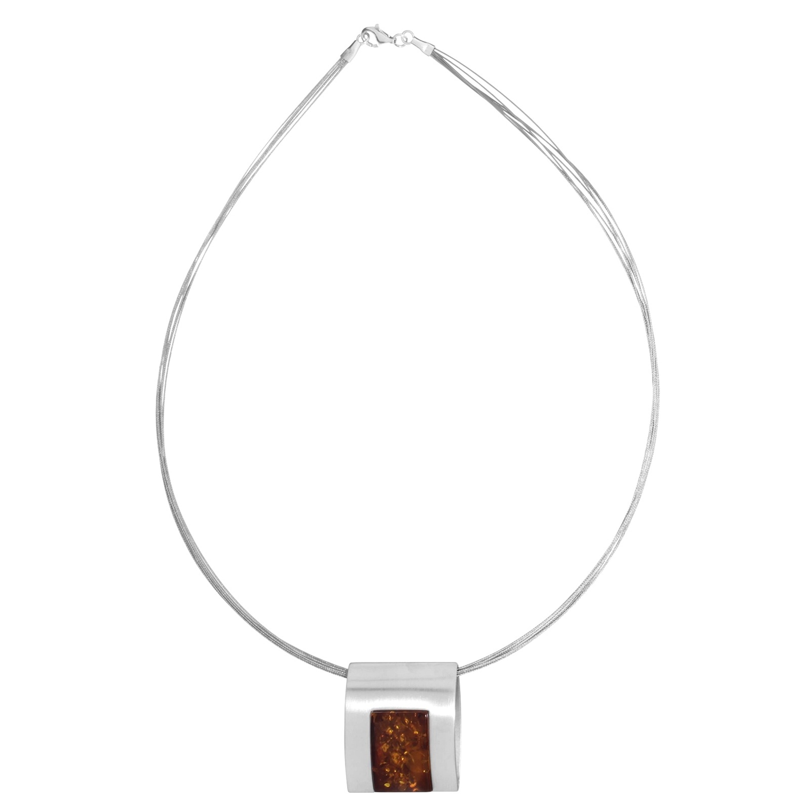 OSTSEE-SCHMUCK Kette mit Anhänger »- Gleiter-Venja - Silber 925/000 - Bernstein«