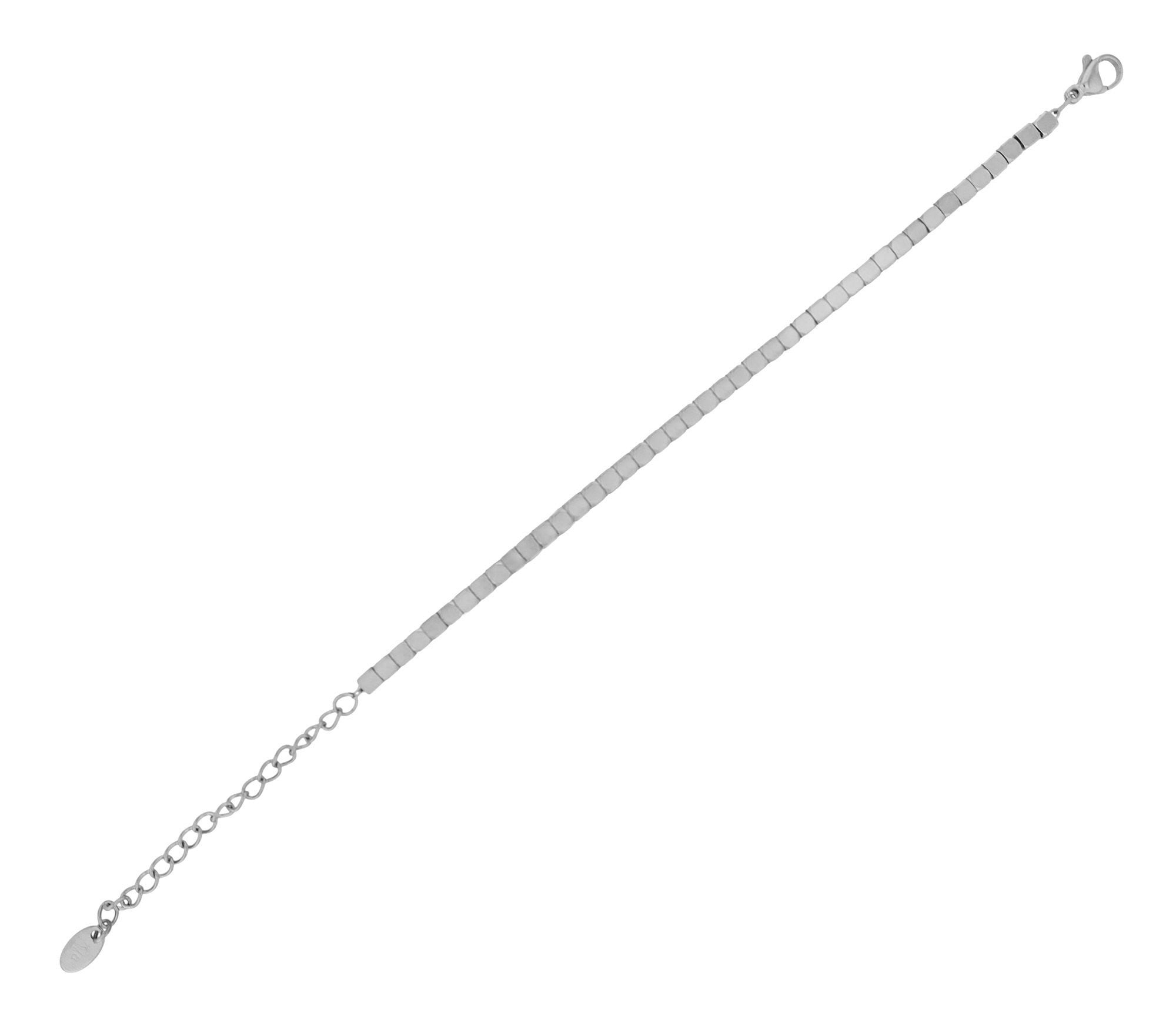 Adelia´s Armband »Damen Armband ¿ Kugelarmband aus Edelstahl 15+5 cm«