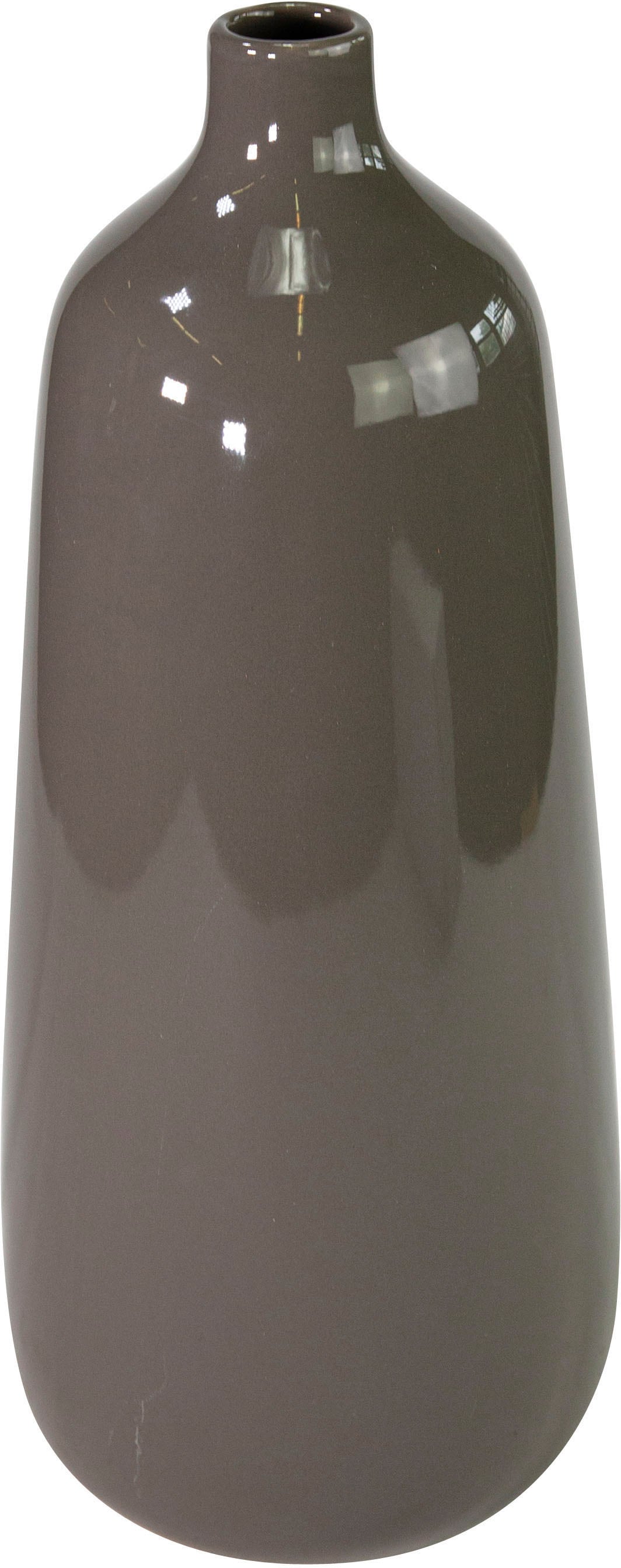 andas Tischvase »Flaschen-Vase Kila, glänzend«, (1 St.), aus Porzellan, Höhe ca. 31,5 cm