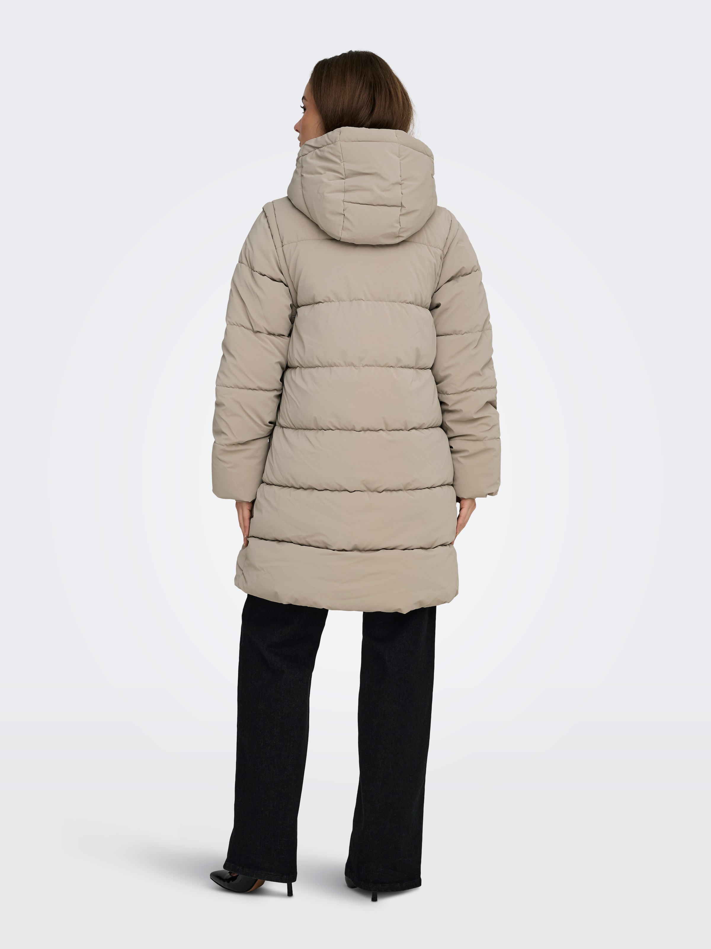 ONLY Steppmantel »ONLDIXIE LIFE 2IN1 PUFFER COAT CC OTW« Kunstfaser,
