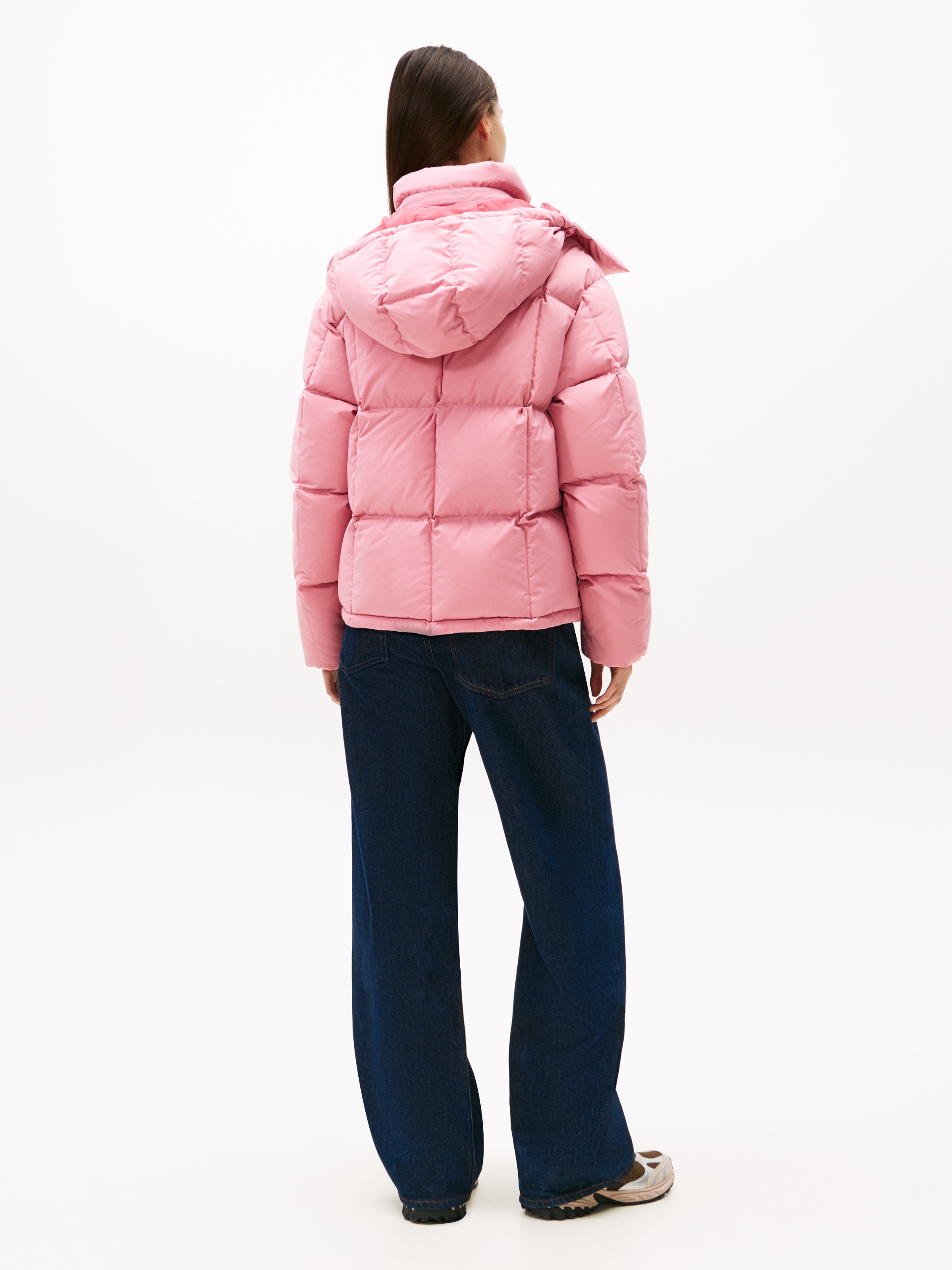 Tommy Jeans Steppjacke »TJW ALASKA GRID DOWN JACKET EXT«, mit Kapuze