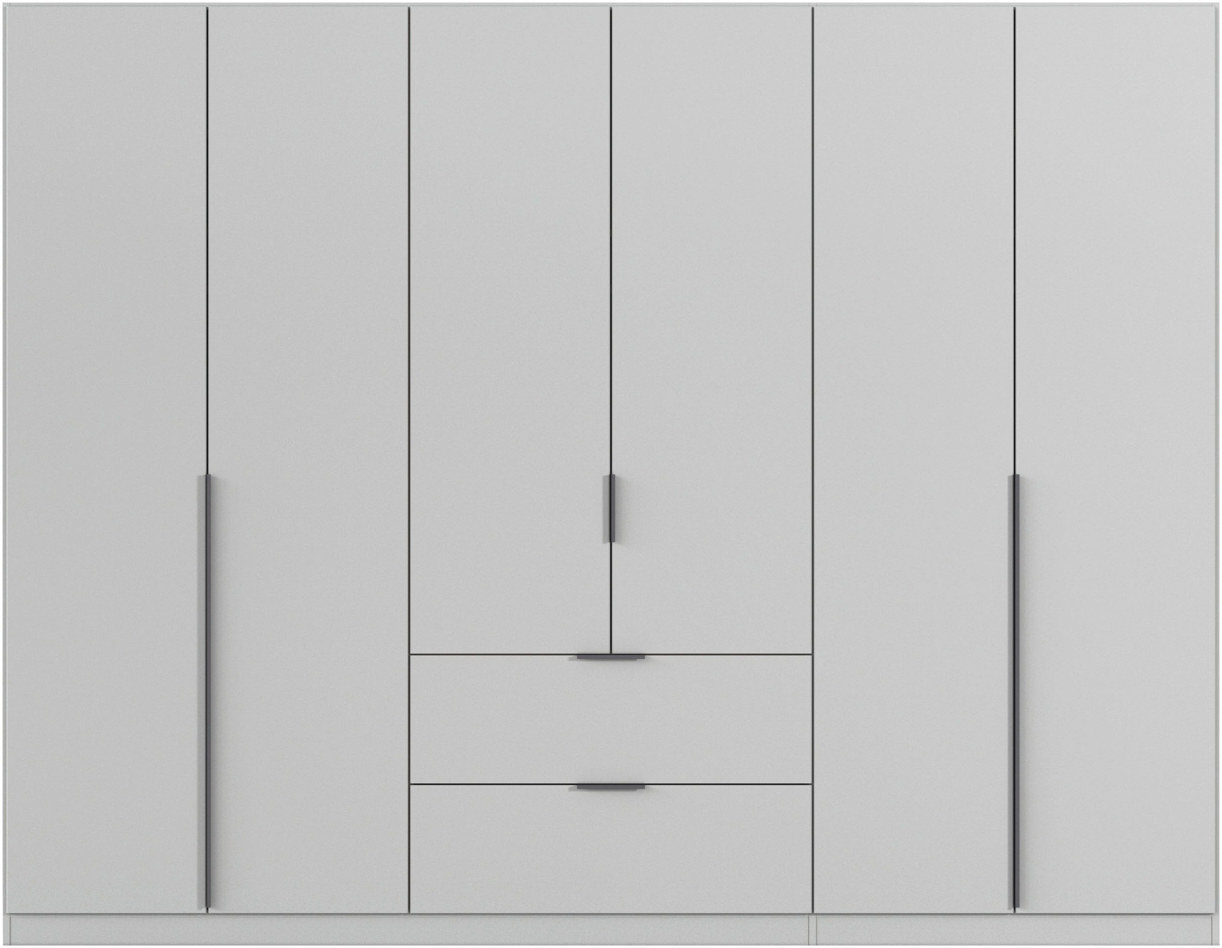 rauch Drehtürenschrank »Kleiderschrank Schrank Garderobe AGORDO mit Dekor- oder Hochglanzfront«, (in zwei Griff-Farben, Breiten 91-360 cm), mit Außenschubkästen, in 7 Breiten und 2 Höhen MADE IN GERMANY