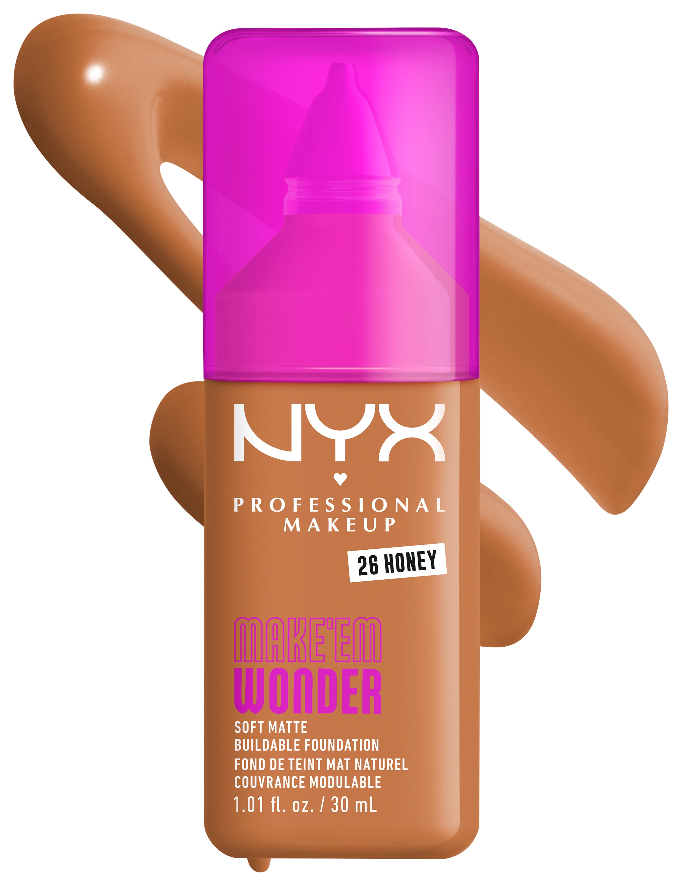 NYX Foundation »NYX Professional Makeup Make 'EM Wonder Foundation« perfekter No-Makeup-Makeup-Look bis zum Full Glam