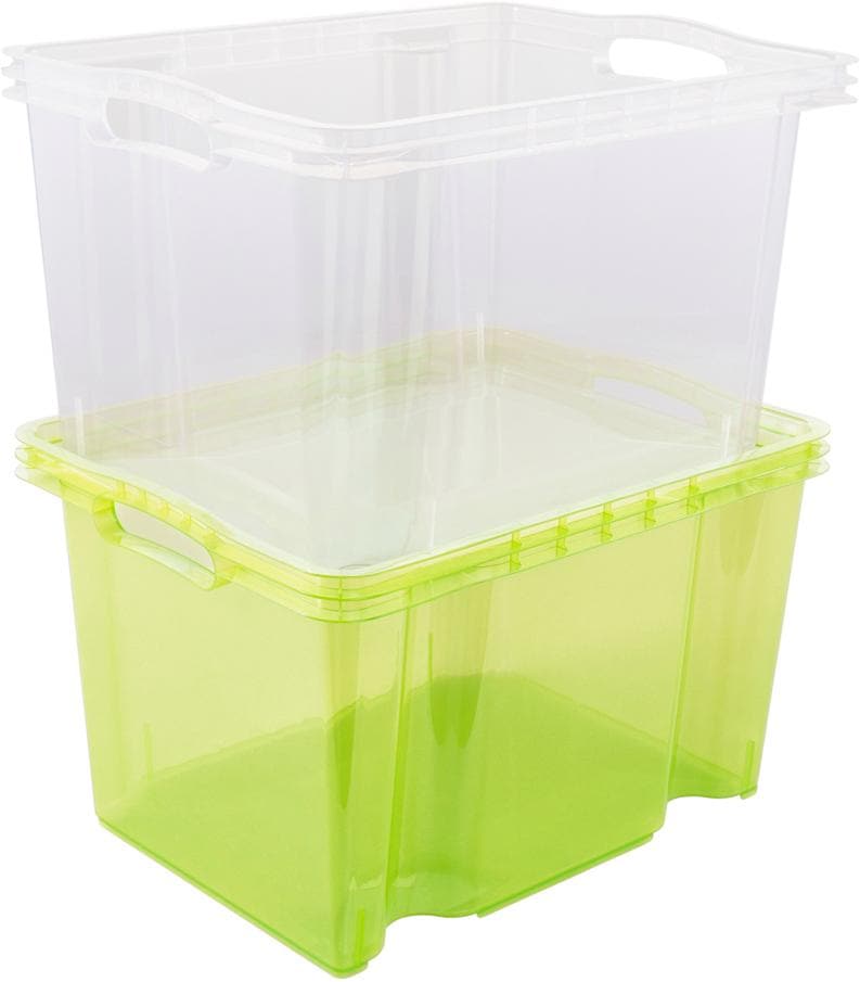 keeeper Organizer »franz«, (Set, 4 St.), Aufbewahrungsbox, 13,5 L, hochwertiger Kunststoff