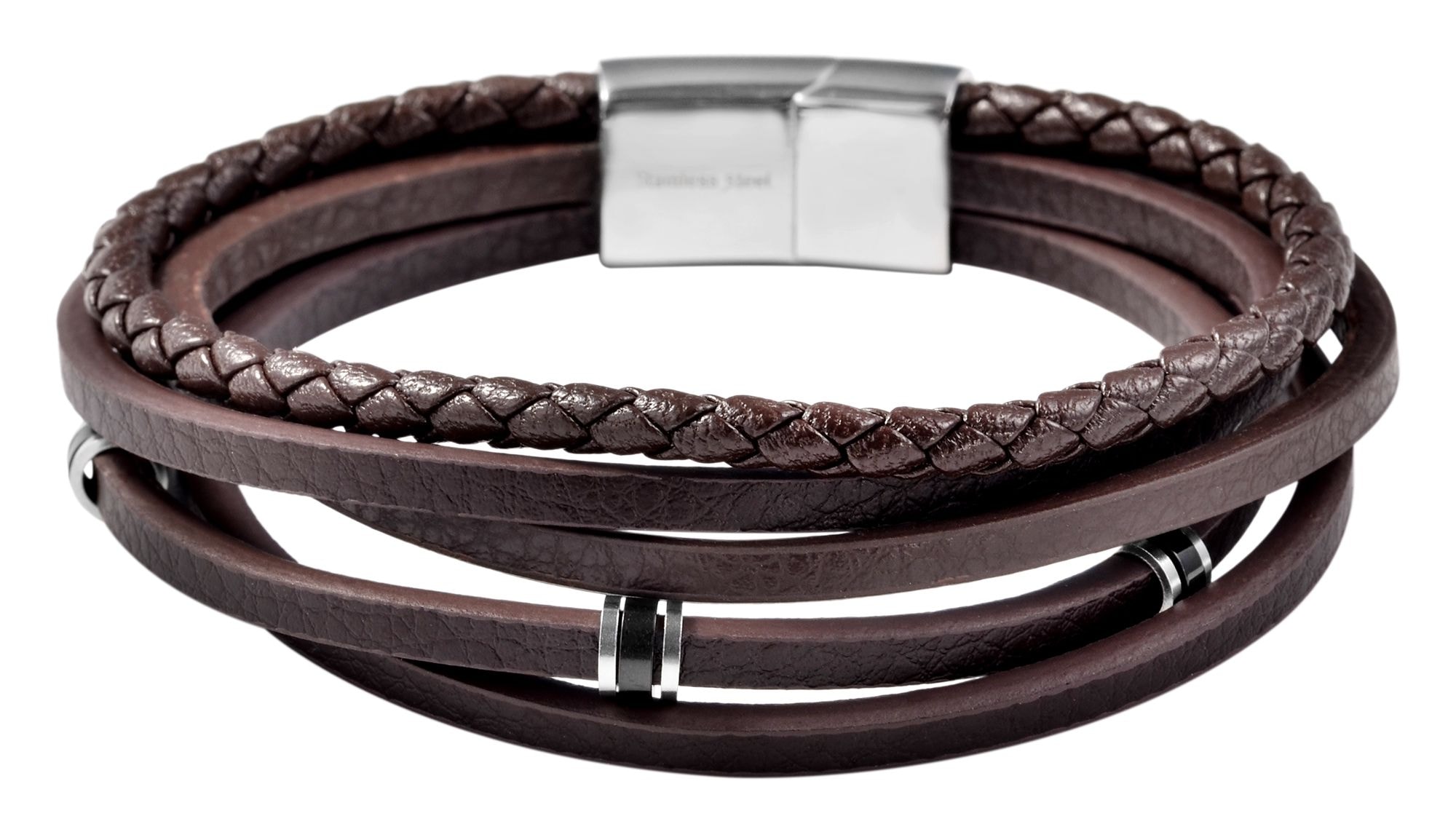 Adelia´s Armband »Unisex Armband aus Leder 21 cm«