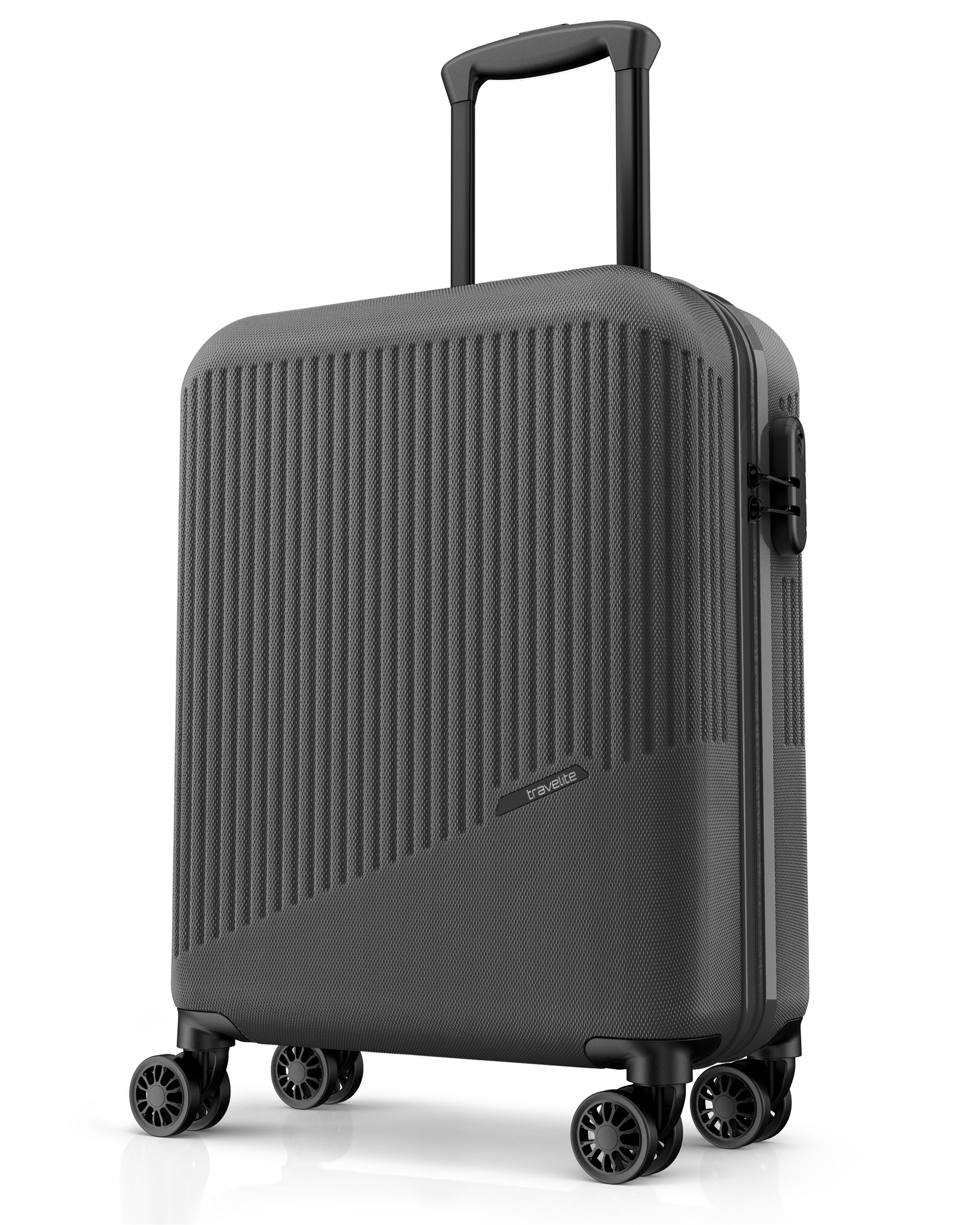 travelite Hartschalen-Trolley »BALI Reisekoffer Hartschale« 34 l 4 Rollen TSA-Schloss – robustes Reisegepäck