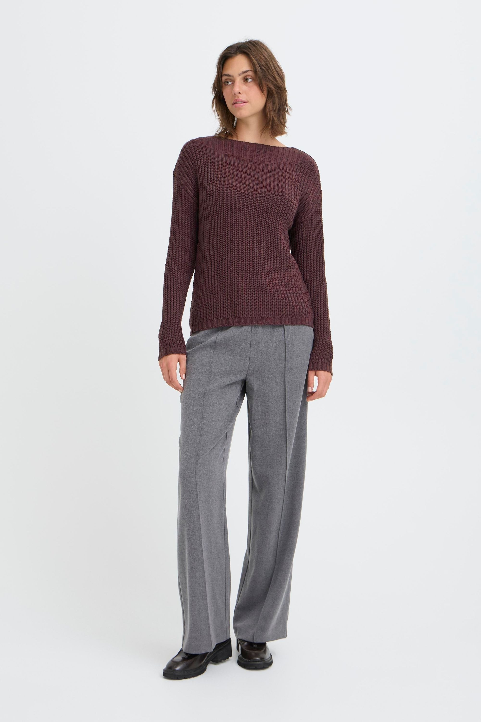 OXMO Strickfleece-Pullover »Strickpullover OXFKANNA«