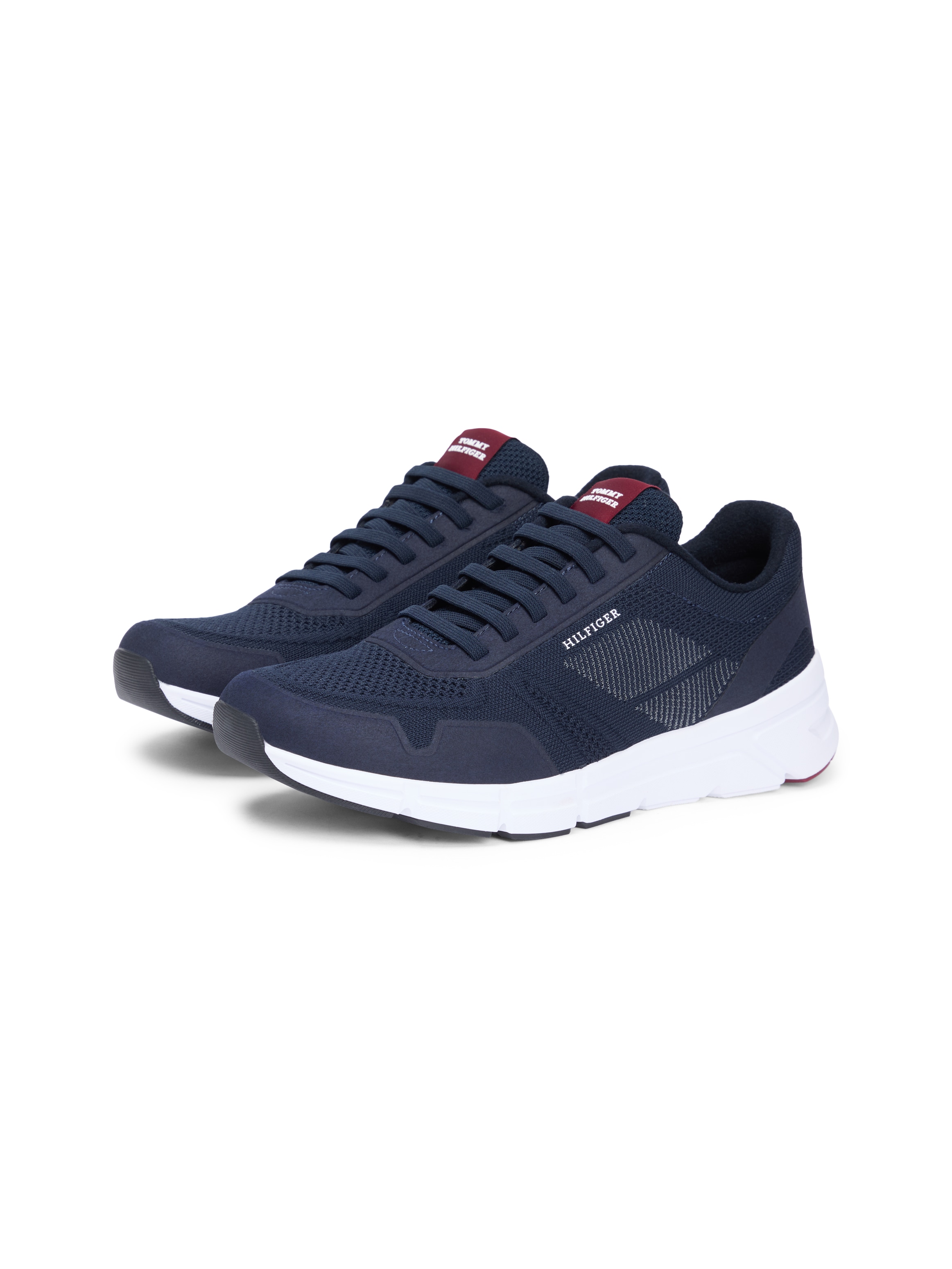 Tommy Hilfiger Sneaker »MODERN COMFORT RUN TECH KNIT«  , Freizeitschuh, Halbschuh, Schnürschuh mit seitlichem Logo