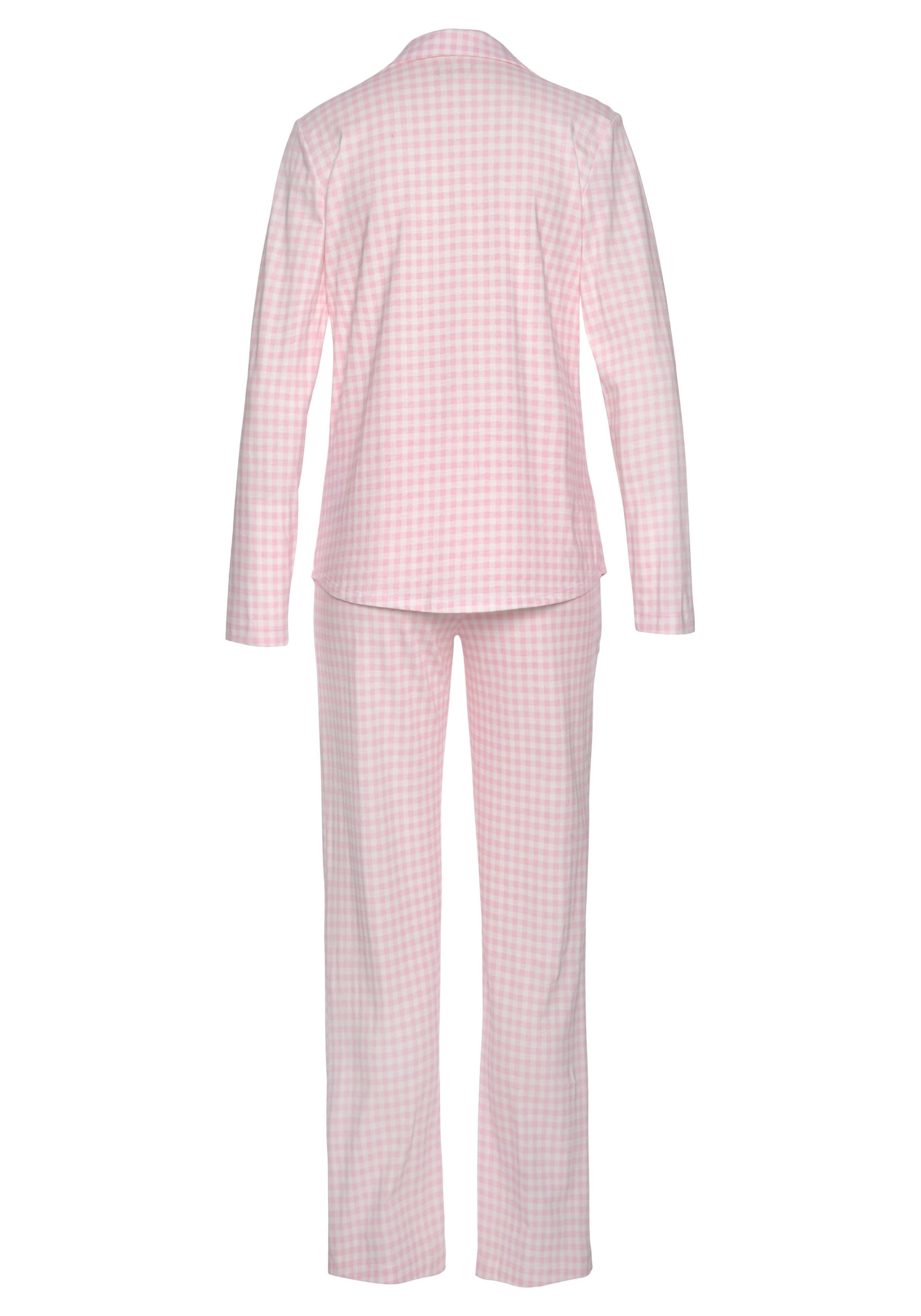 Vivance Dreams Pyjama, (2 tlg.), mit feinem Muster