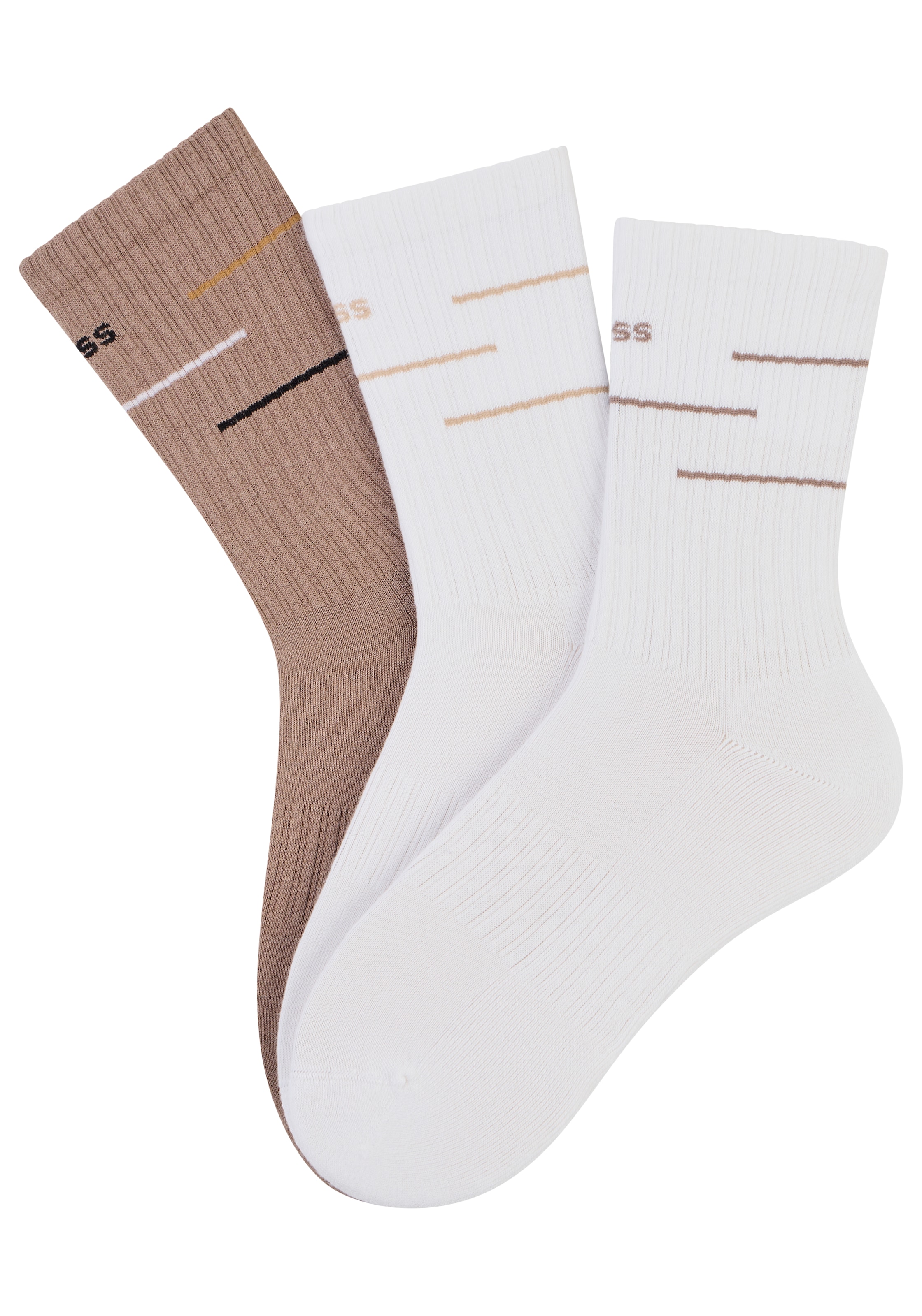 BOSS Basicsocken »3P QS Rib Line VB« 3 Paar tlg.